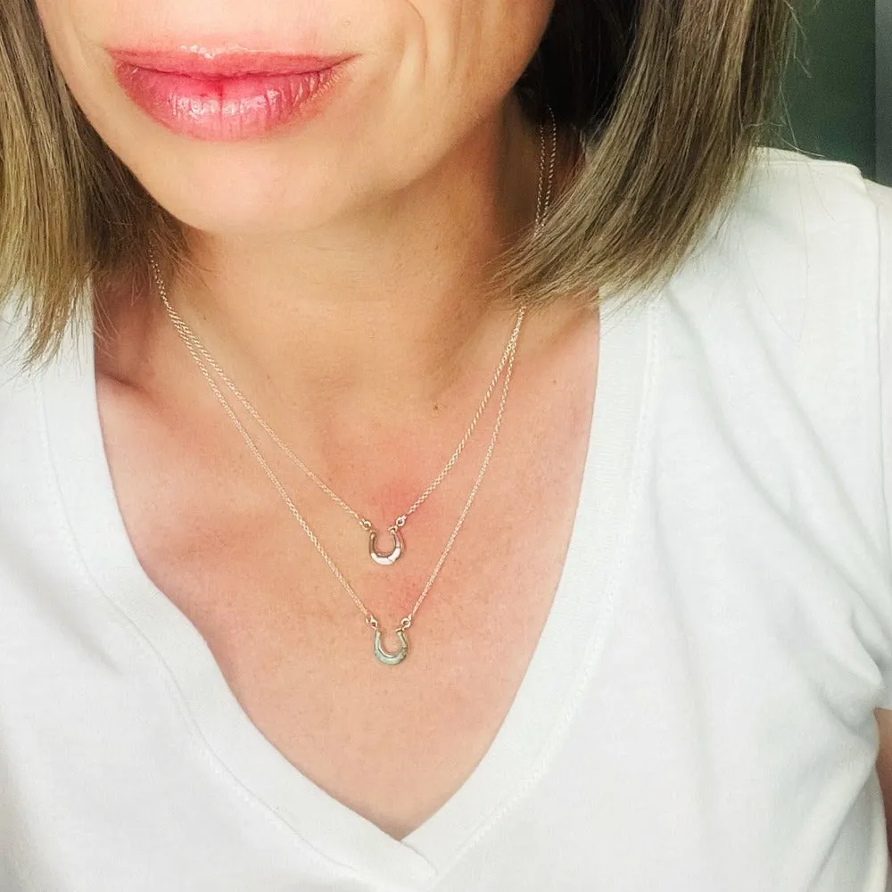 Mini Horseshoe Necklace