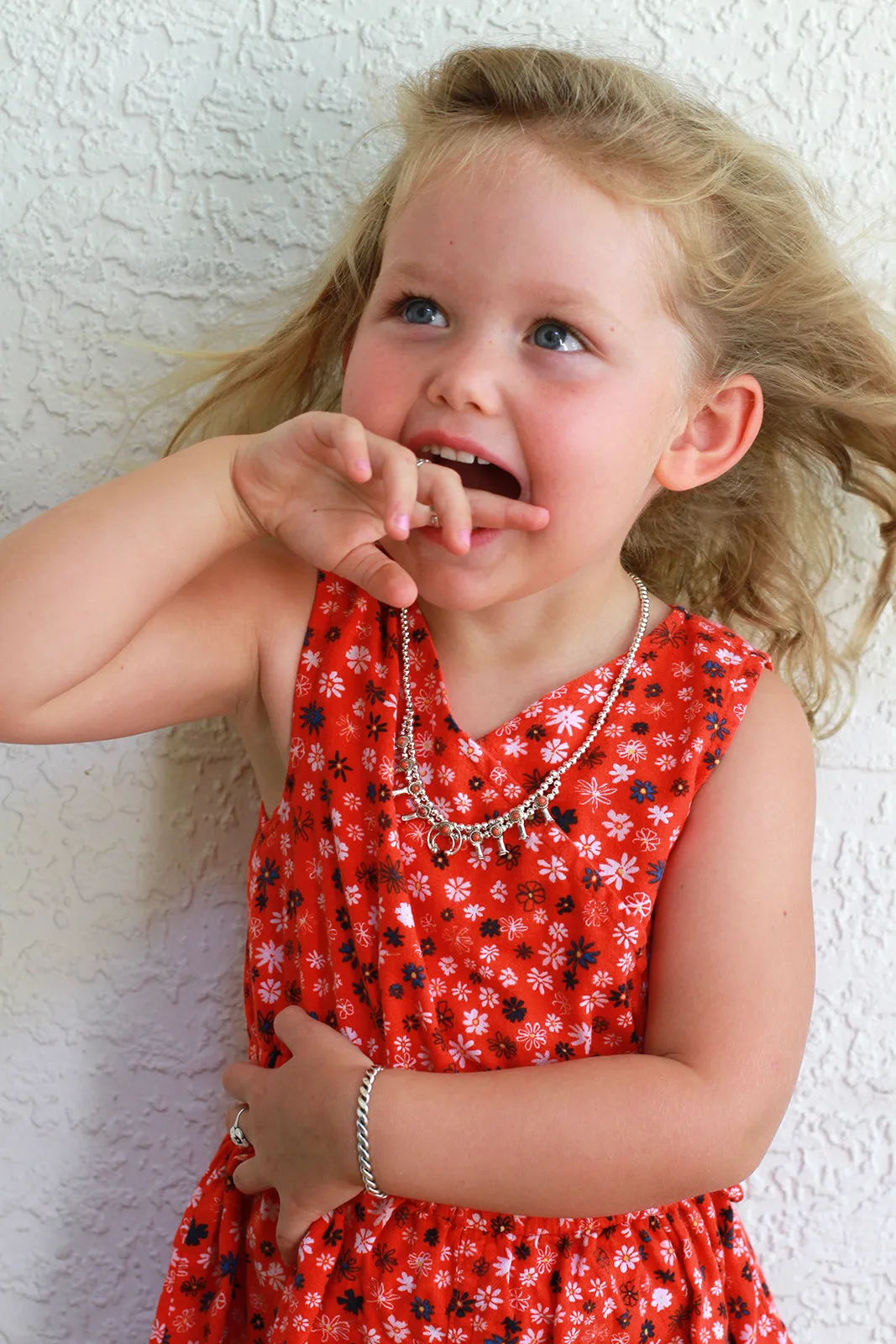 Mini Navajo Coral Squash Blossom Necklace