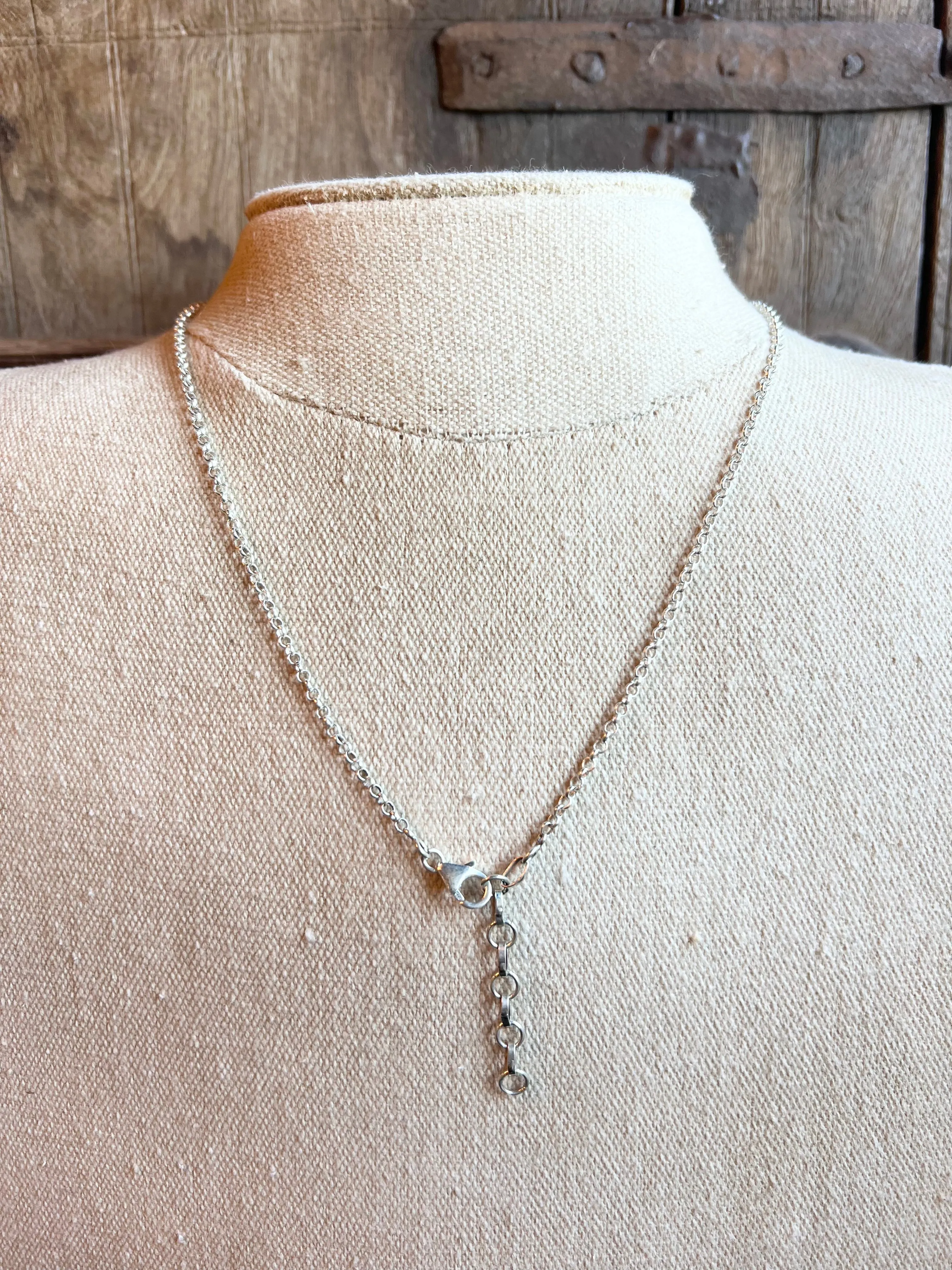 Mini Square Turquoise Necklace
