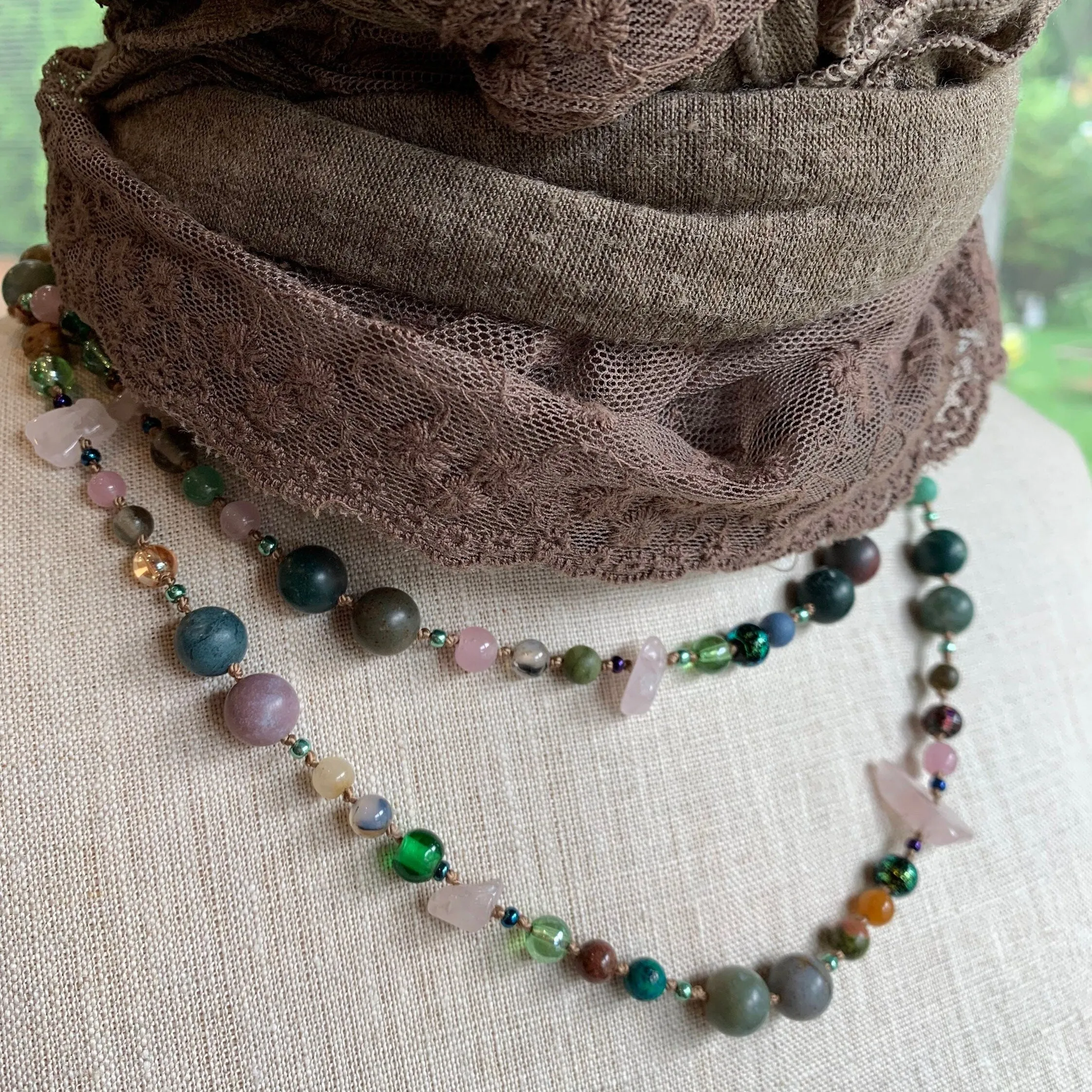 Misty Larksong Long Necklace
