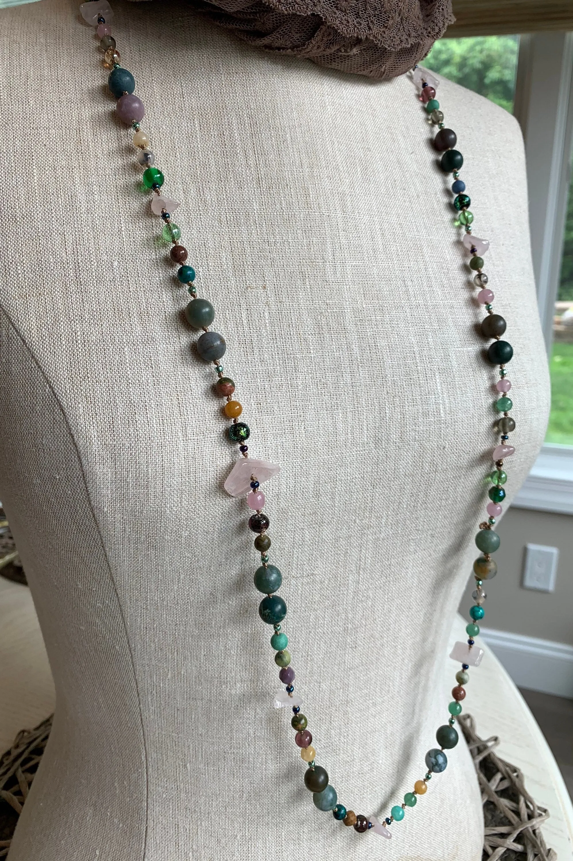 Misty Larksong Long Necklace