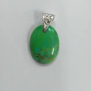 Mohave Turquoise Pendant - Oval