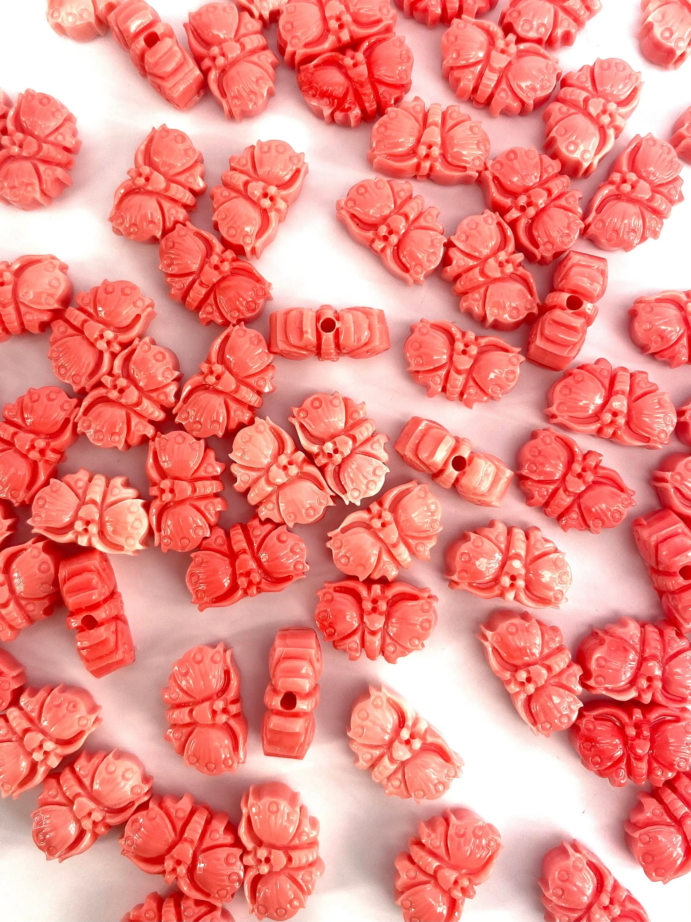 Mother Of Pearl Butterfly Beads, Sku#M686