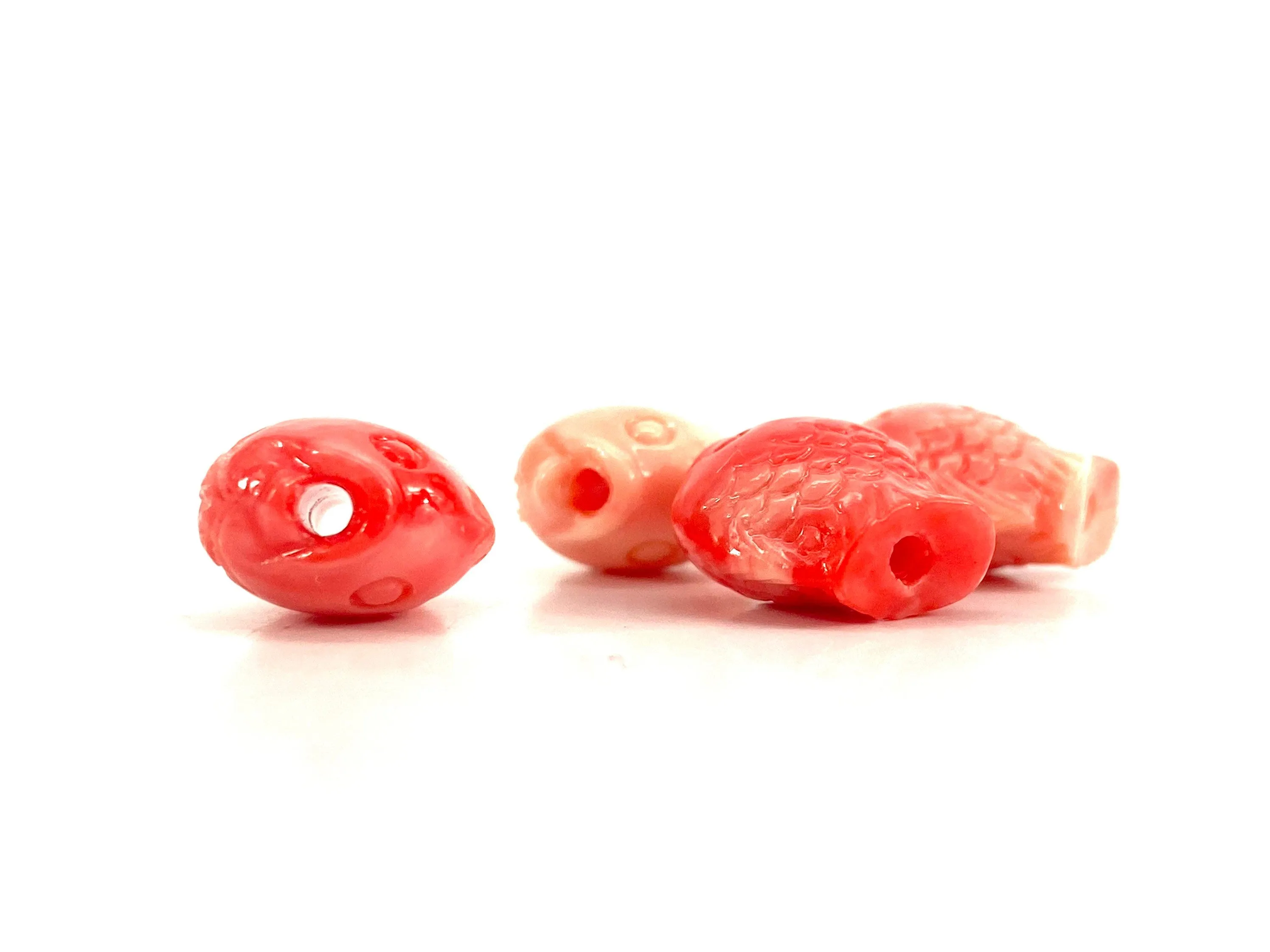Mother Of Pearl Fish Beads, Sku#M438