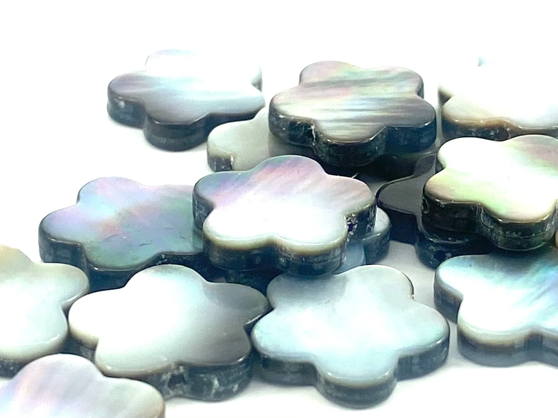 Mother Of Pearl Flower Shell, Morher Of Pearl Bead, Sku#M369