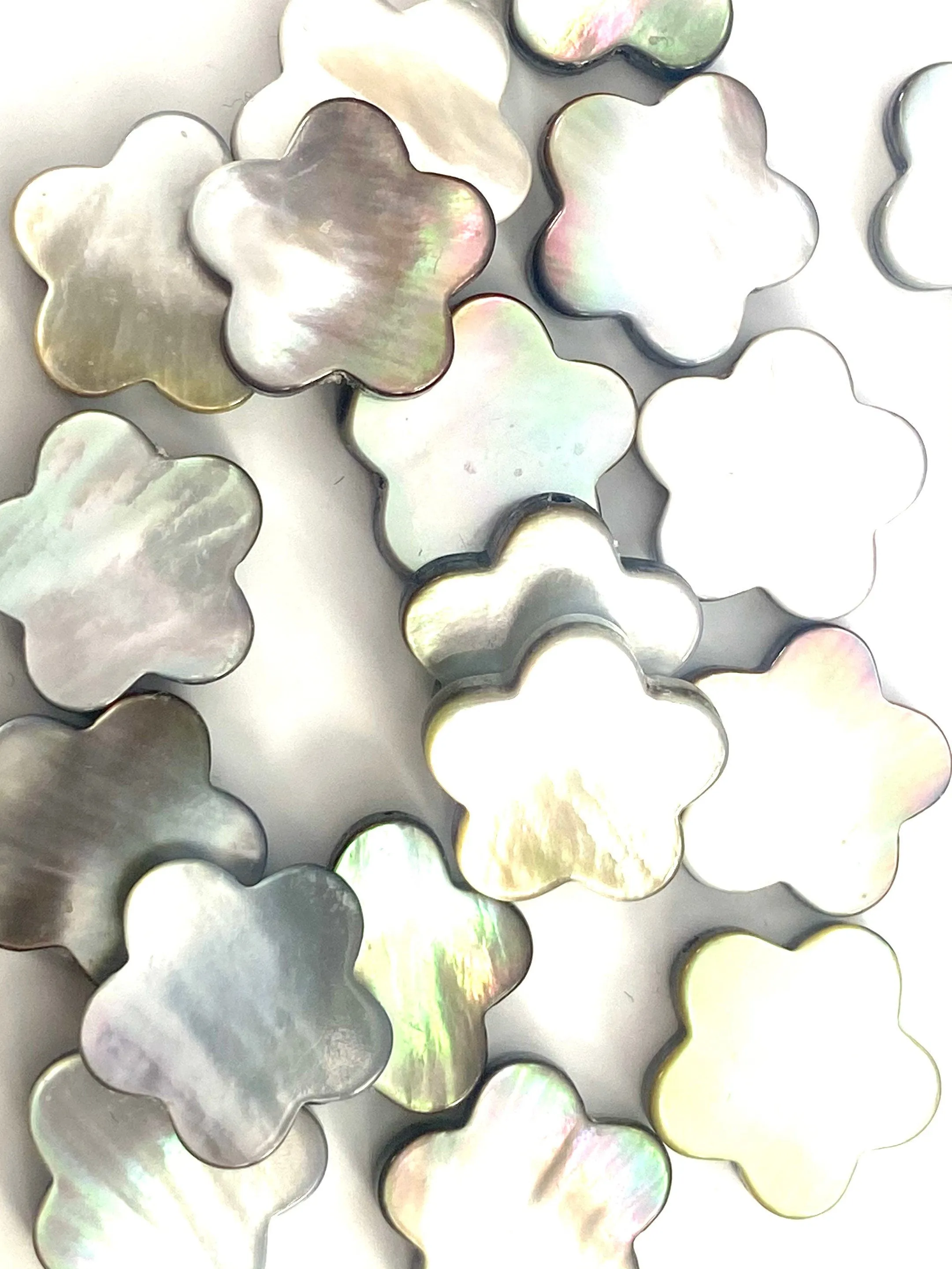 Mother Of Pearl Flower Shell, Morher Of Pearl Bead, Sku#M369