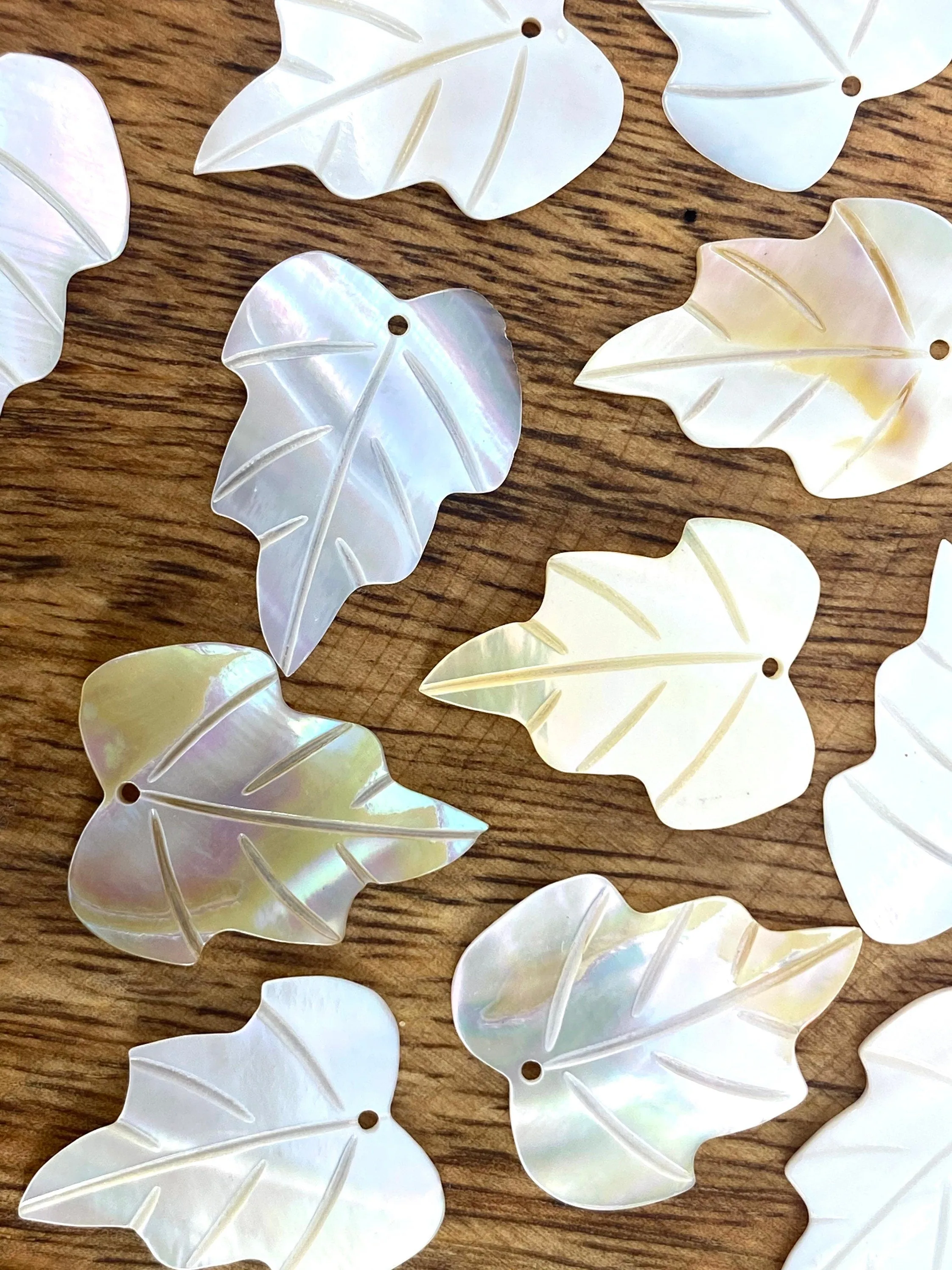 Mother Of Pearl Leaf Shell, Sku#M197