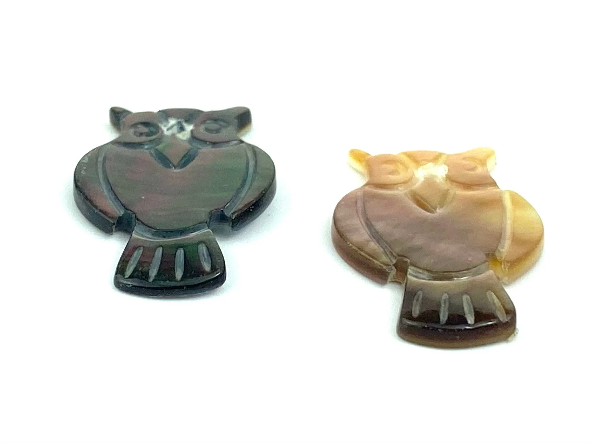 Mother Of Pearl Owl Shell, Sku#M257