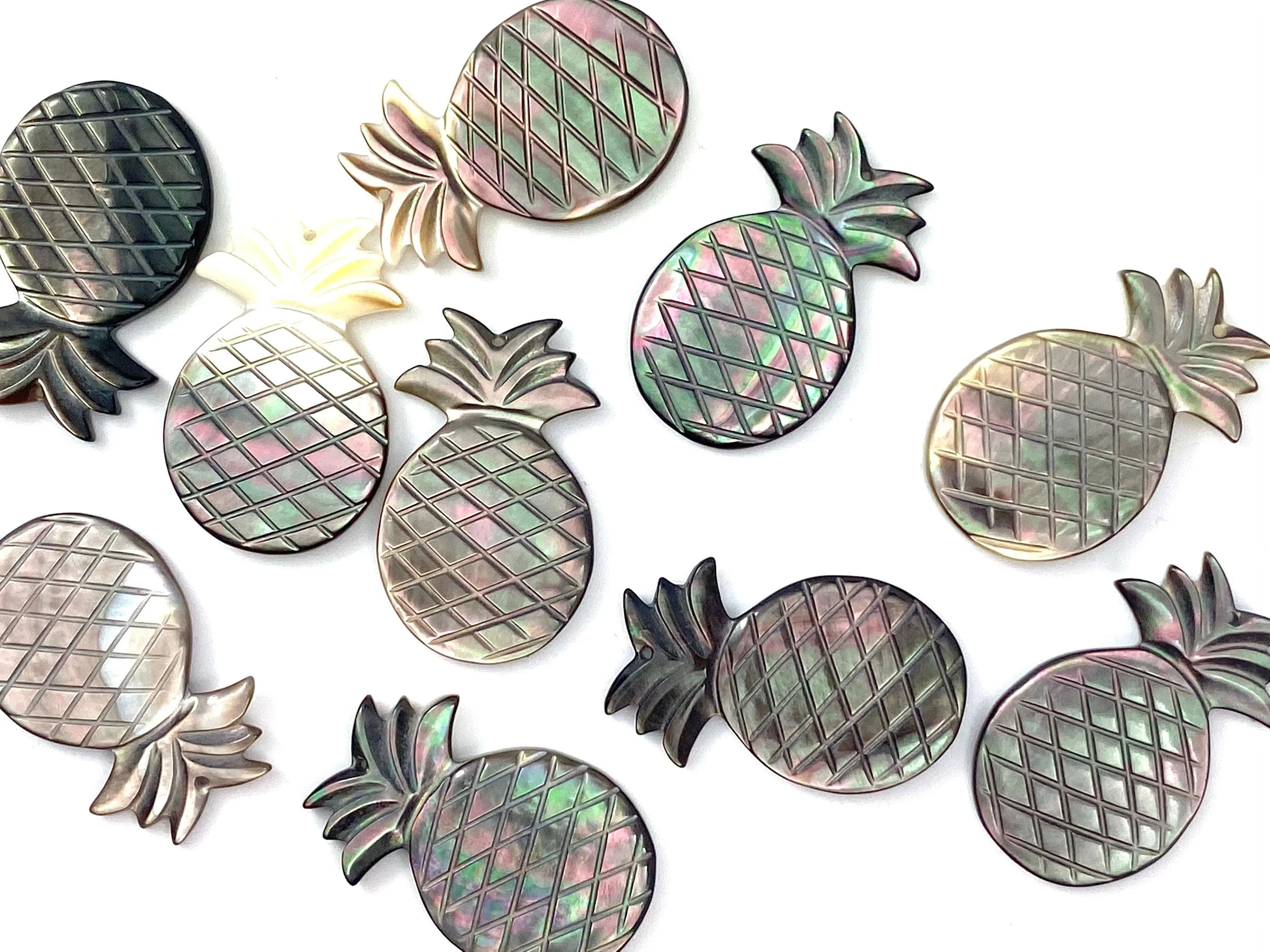 Mother Of Pearl Pineapple Shell, Sku#M387