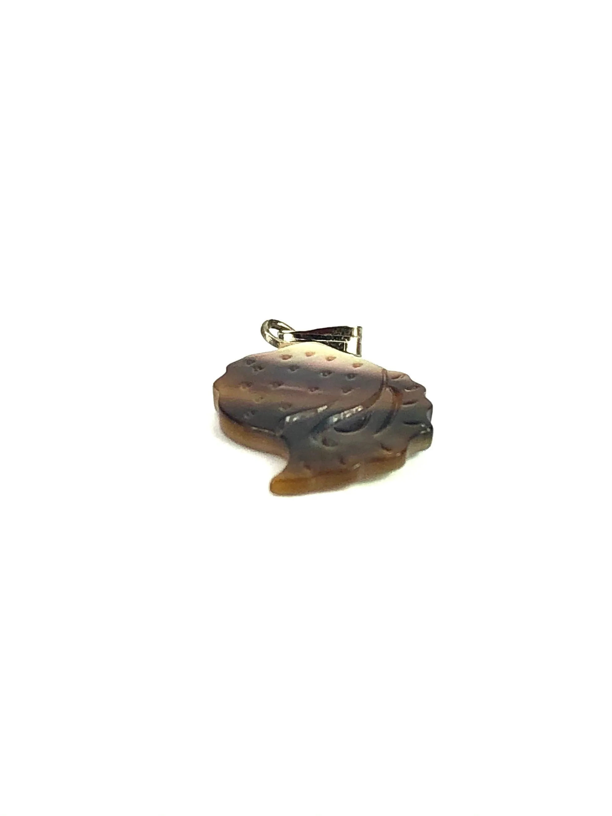 Mother Of Pearl W/SS Plated On Zinc Alloy Sku#M368