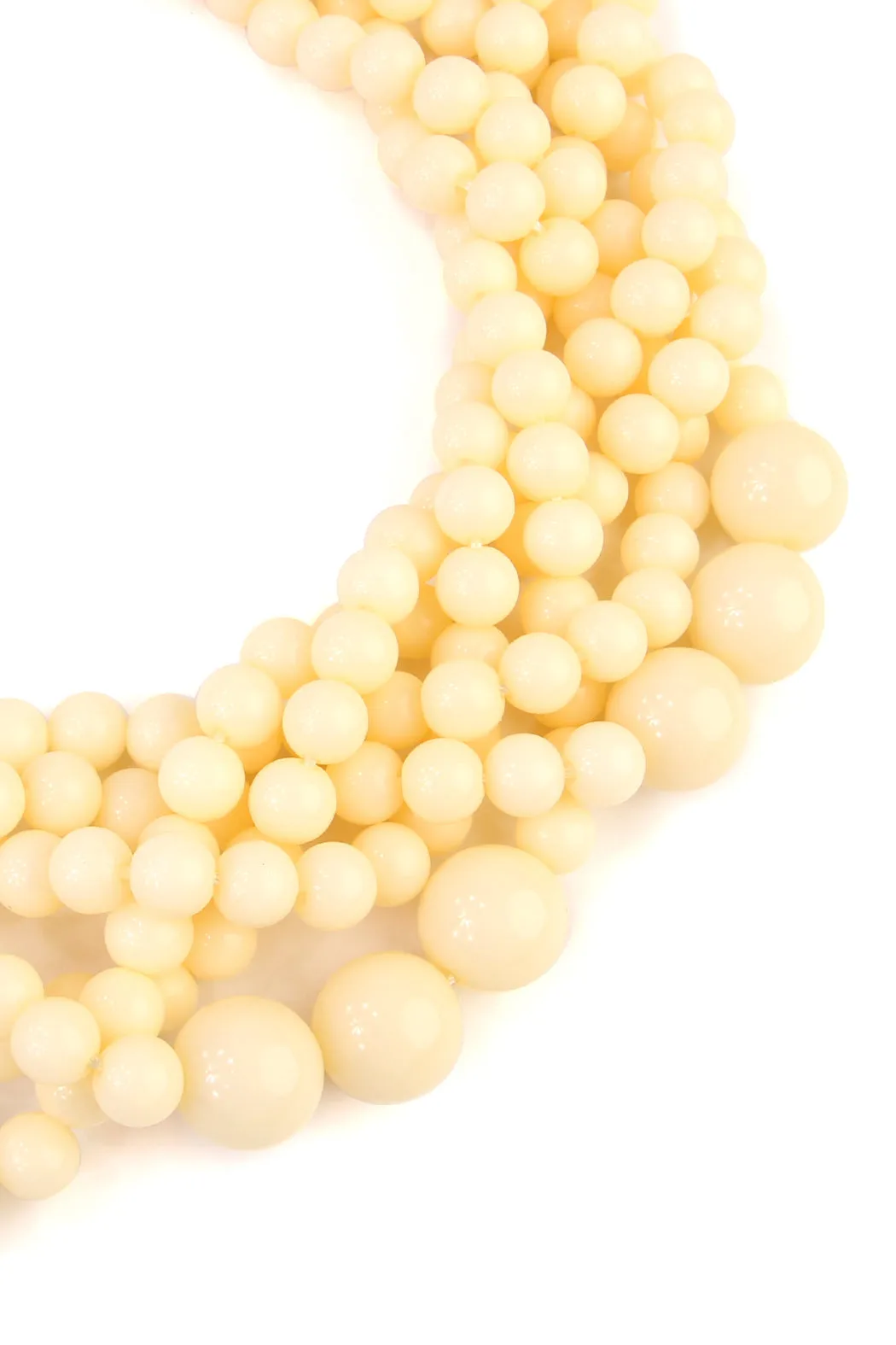 MULTI STRAND BUBBLE CHOKER NECKLACE AND EARRING SET