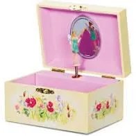 Musical jewellery box with dancing fairy figure