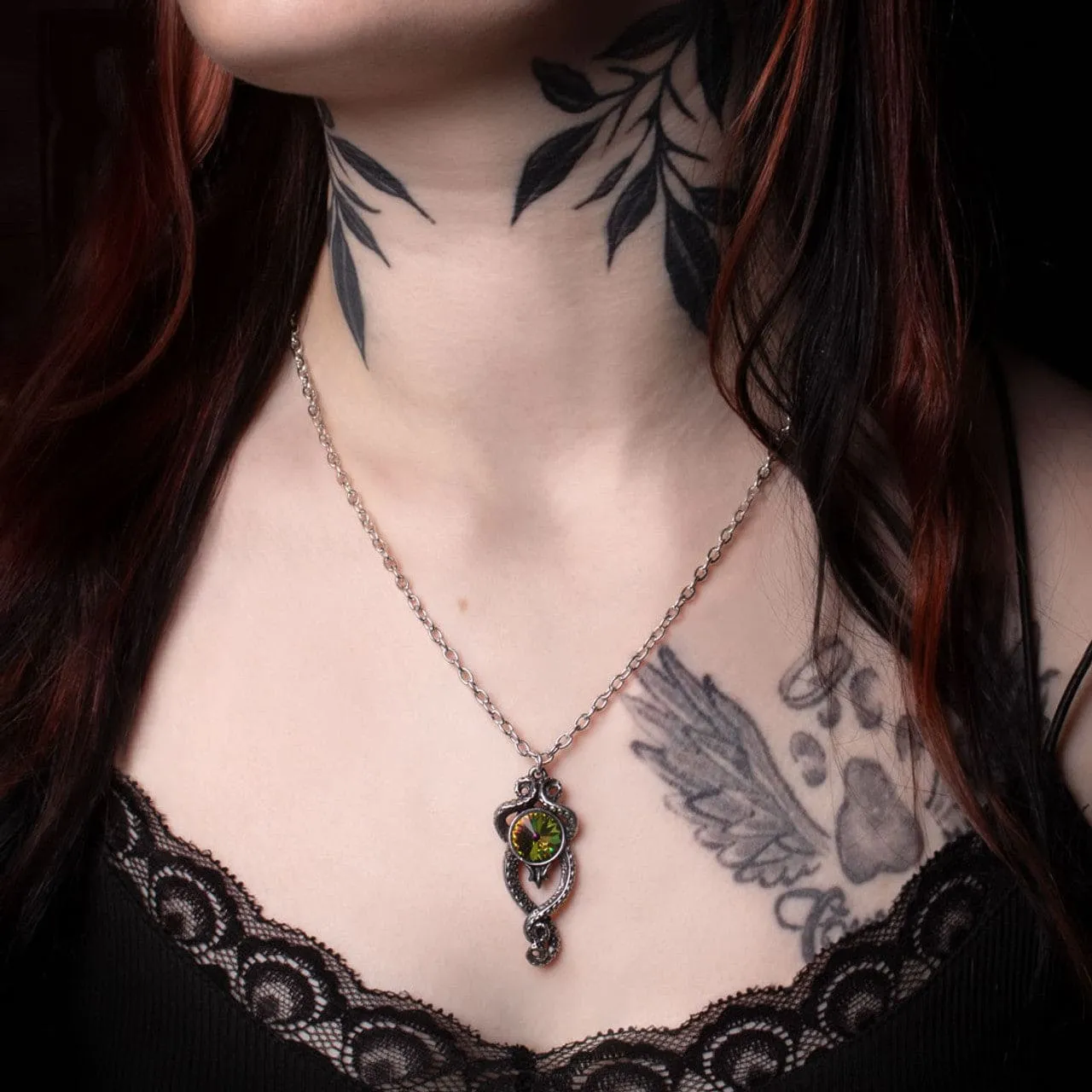 Mysterious Kraken Light in the Dark Pendant Necklace