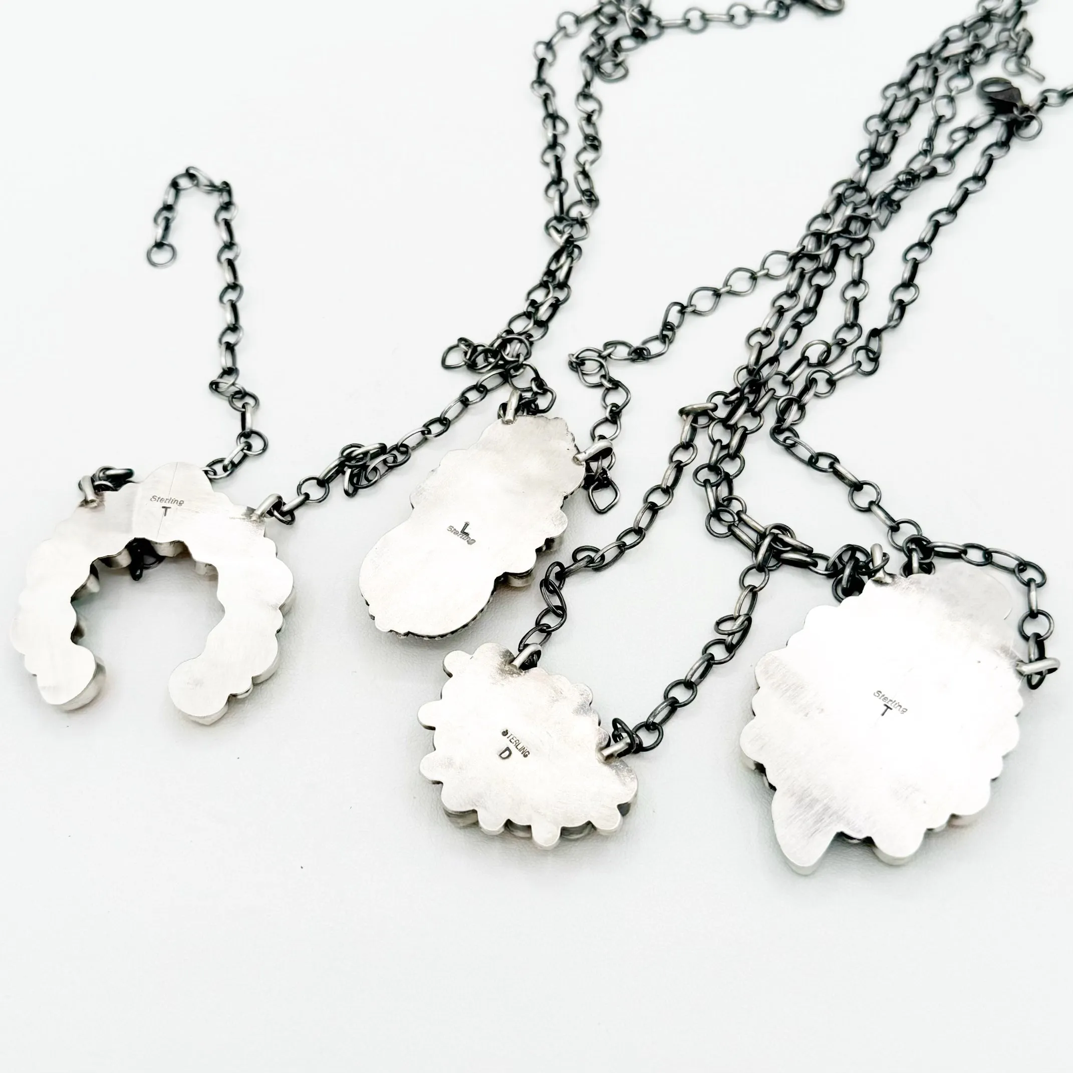 Native Made Rainbow Cluster Necklaces