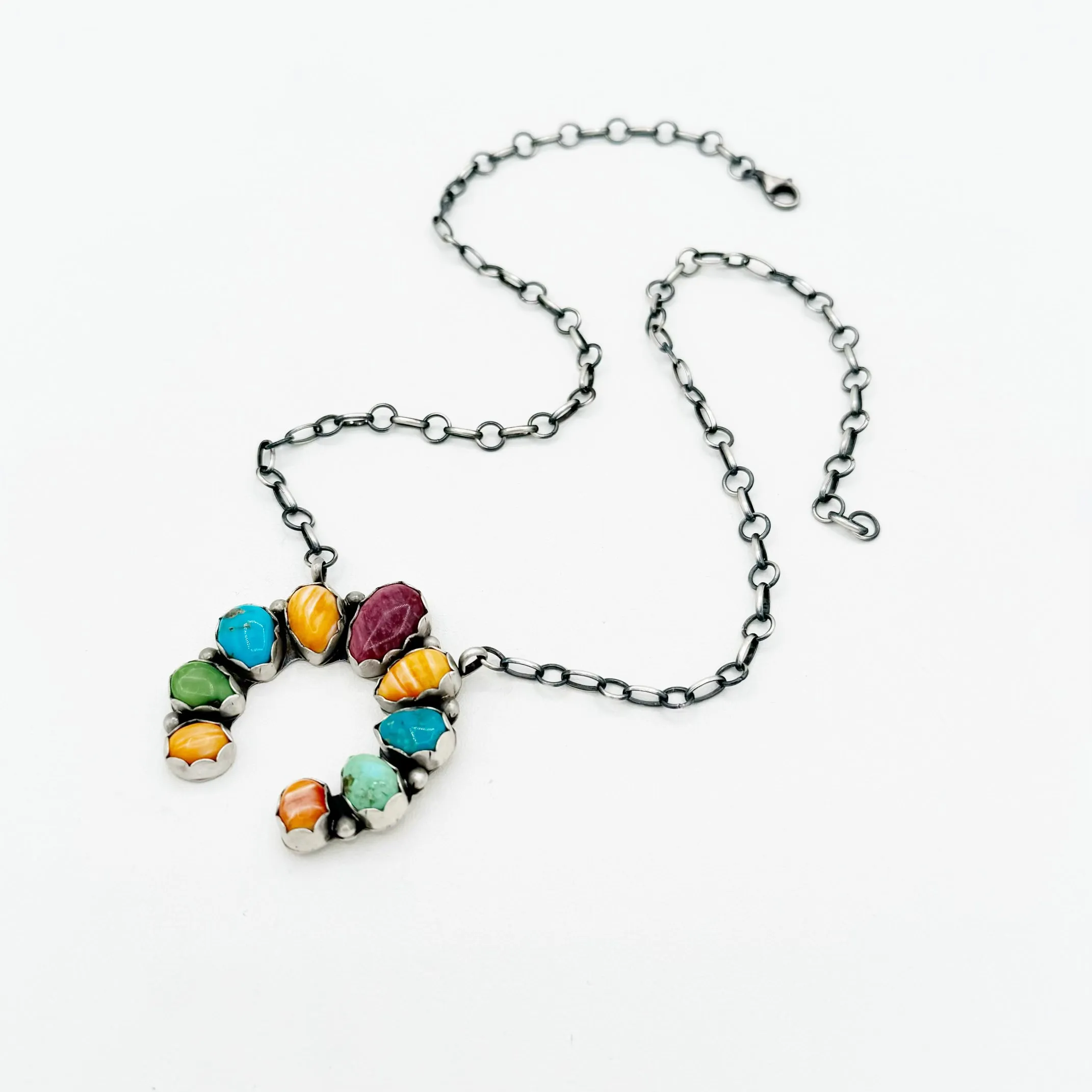 Native Made Rainbow Cluster Necklaces