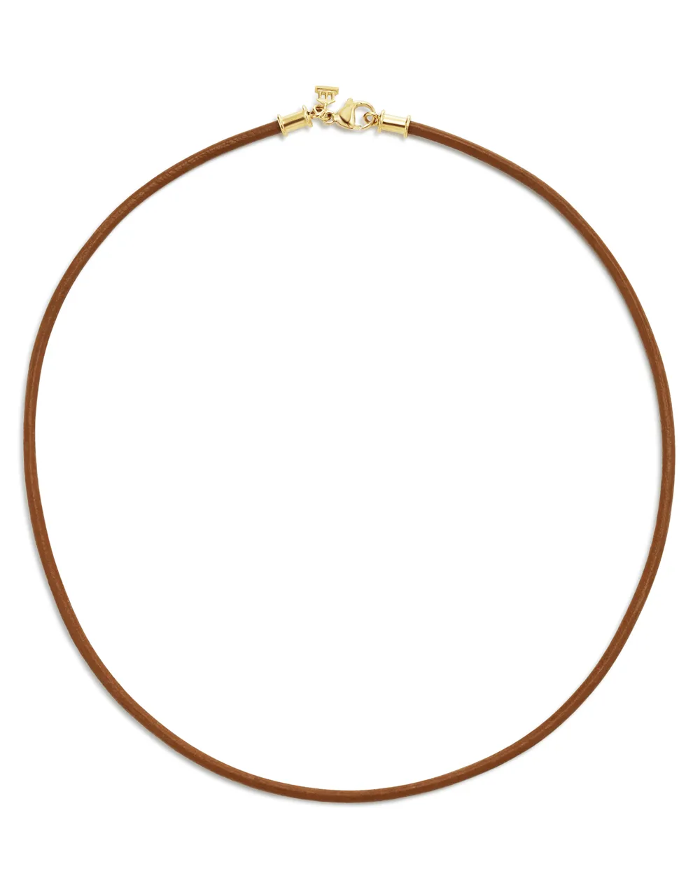 Natural Leather Cord Necklace