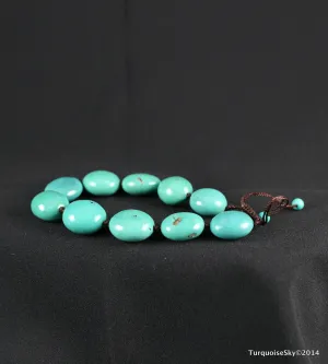 Natural turquoise bracelet 7.2 inches
