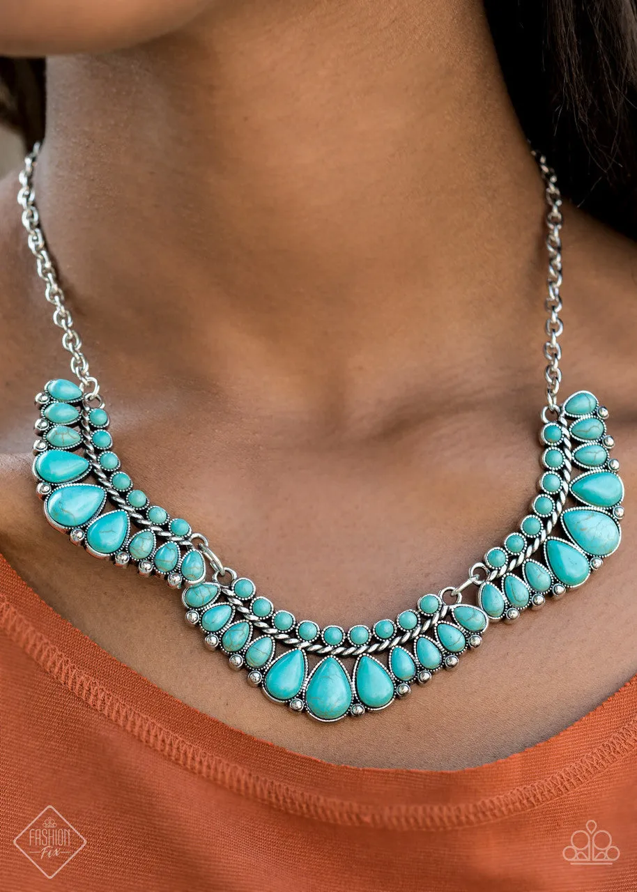 Naturally Native Blue Paparazzi Necklace