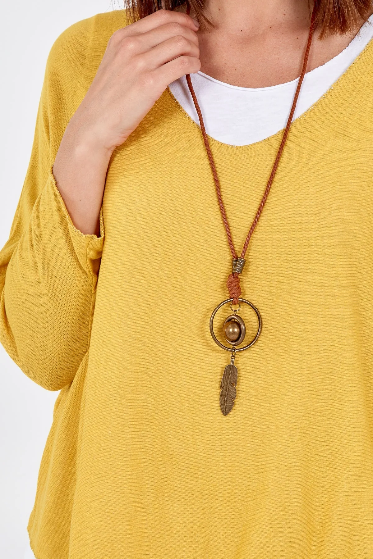 Necklace Double Layer Top