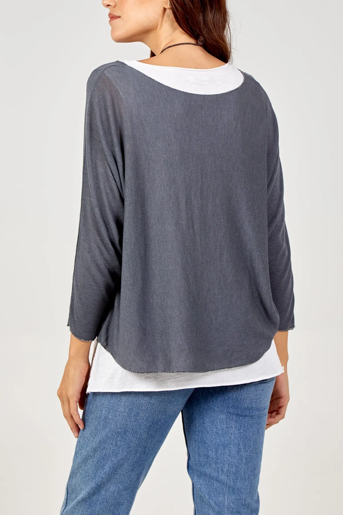Necklace Double Layer Top