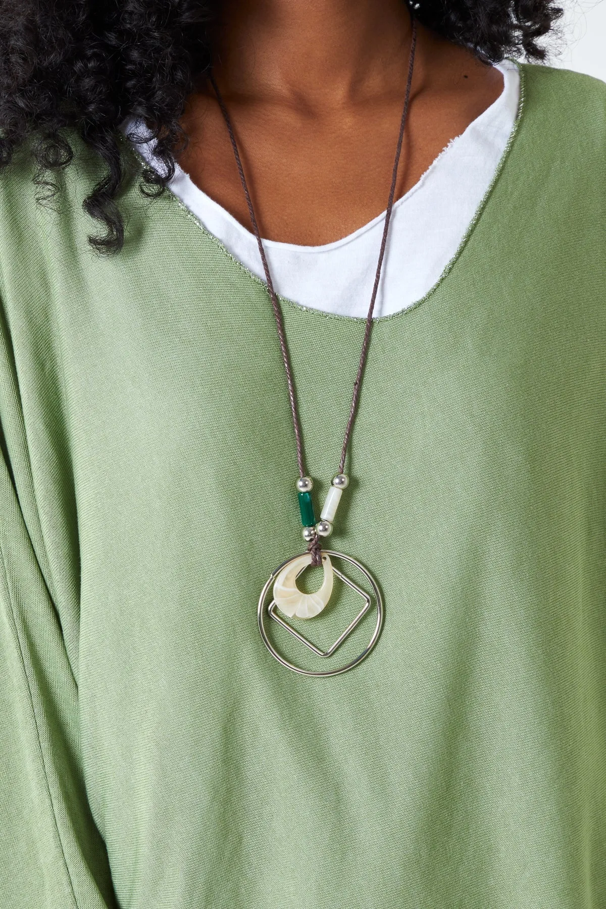 Necklace Double Layer Top