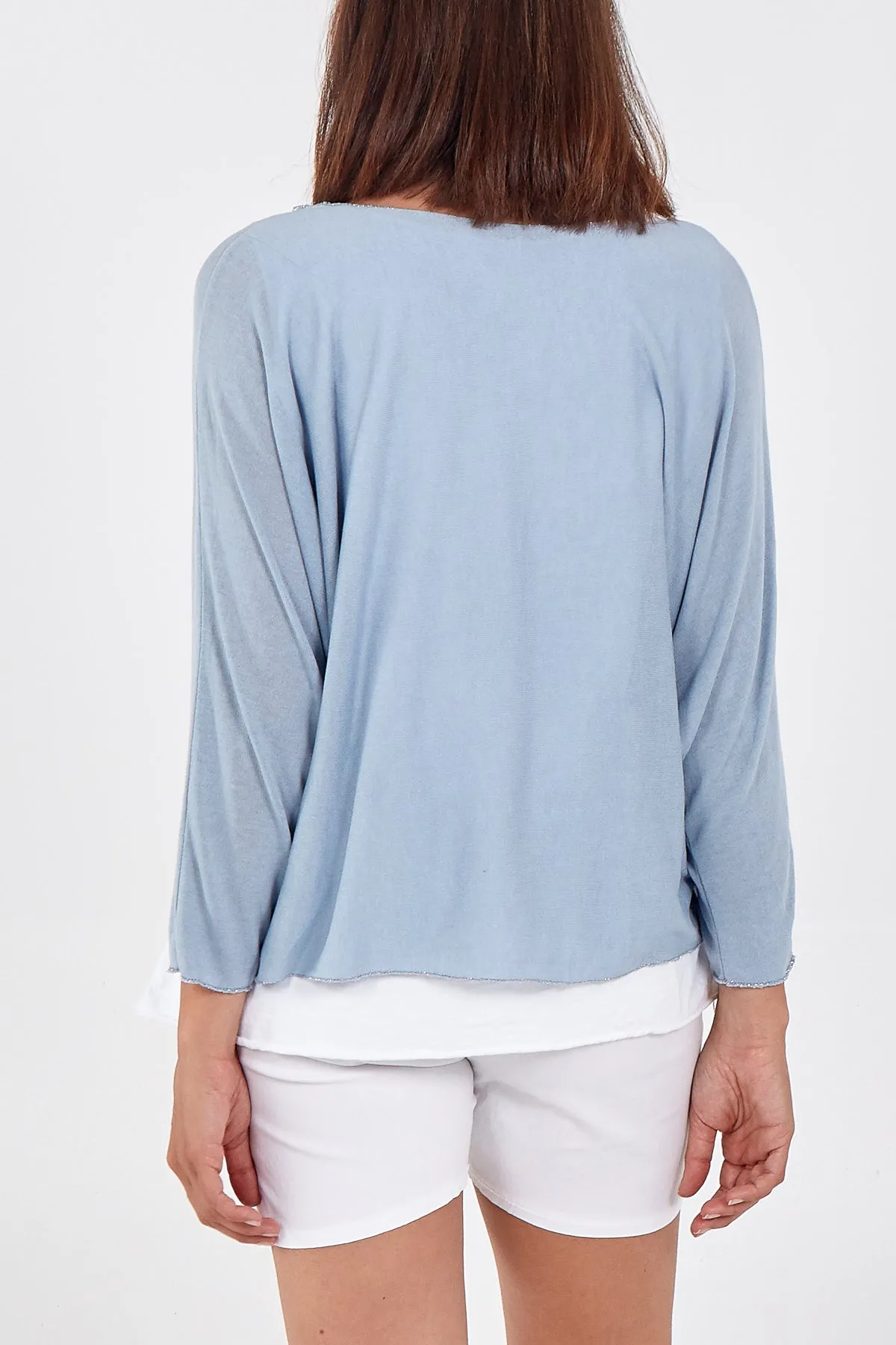 Necklace Double Layer Top