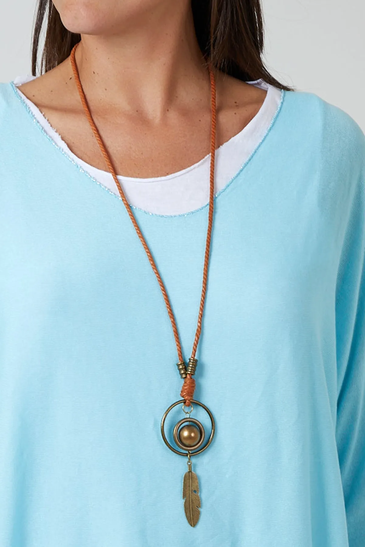 Necklace Double Layer Top