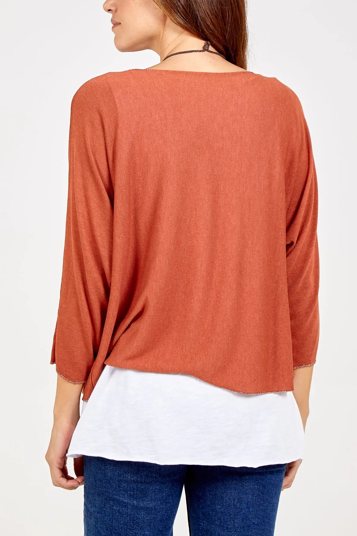 Necklace Double Layer Top