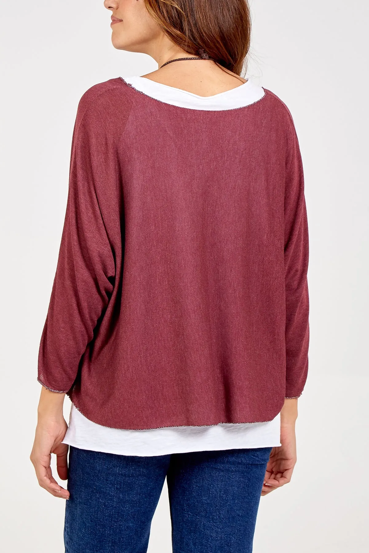 Necklace Double Layer Top