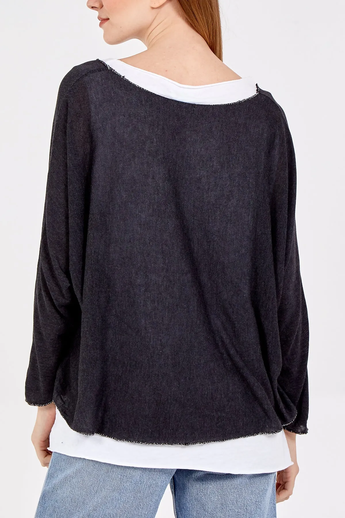 Necklace Double Layer Top
