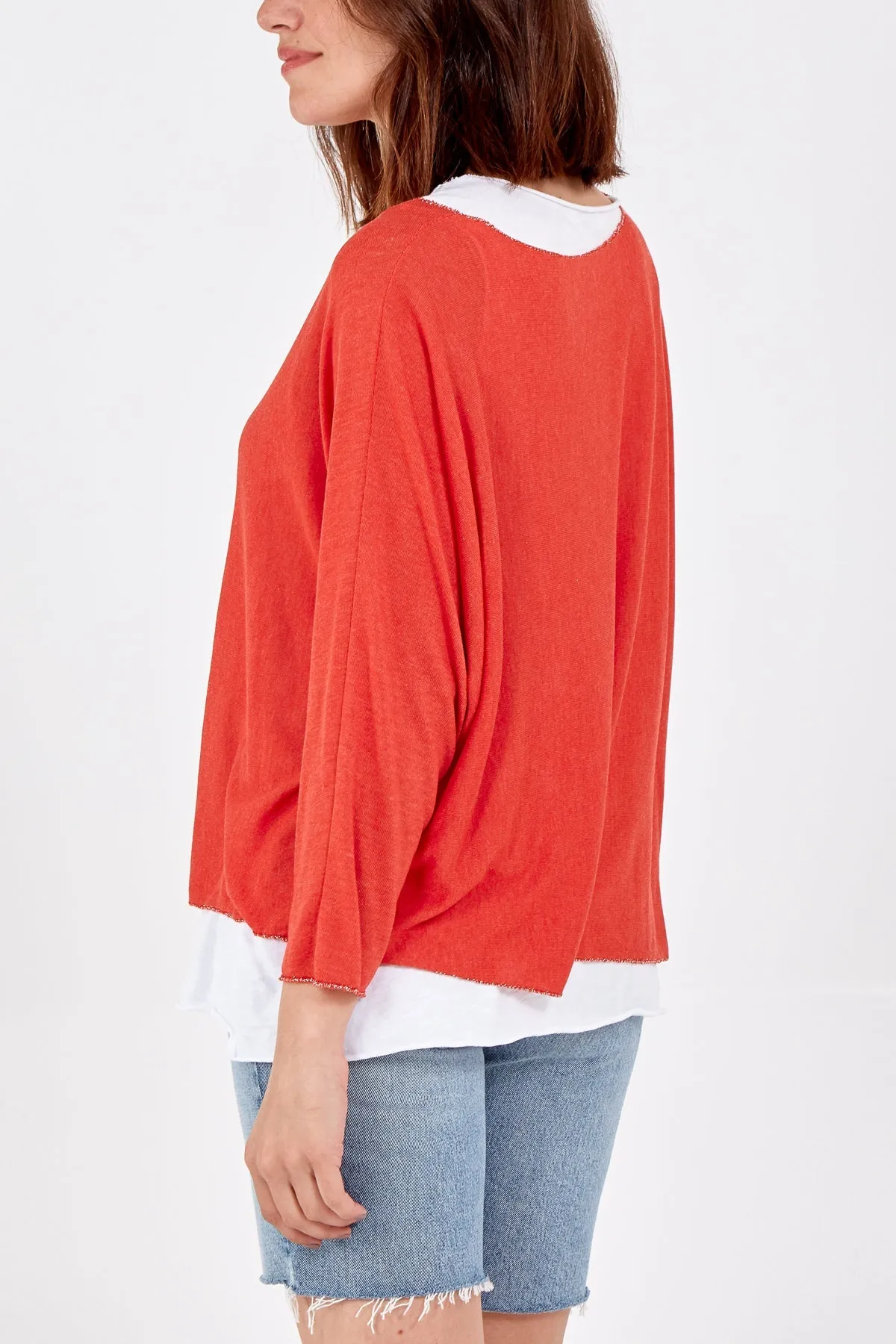 Necklace Double Layer Top