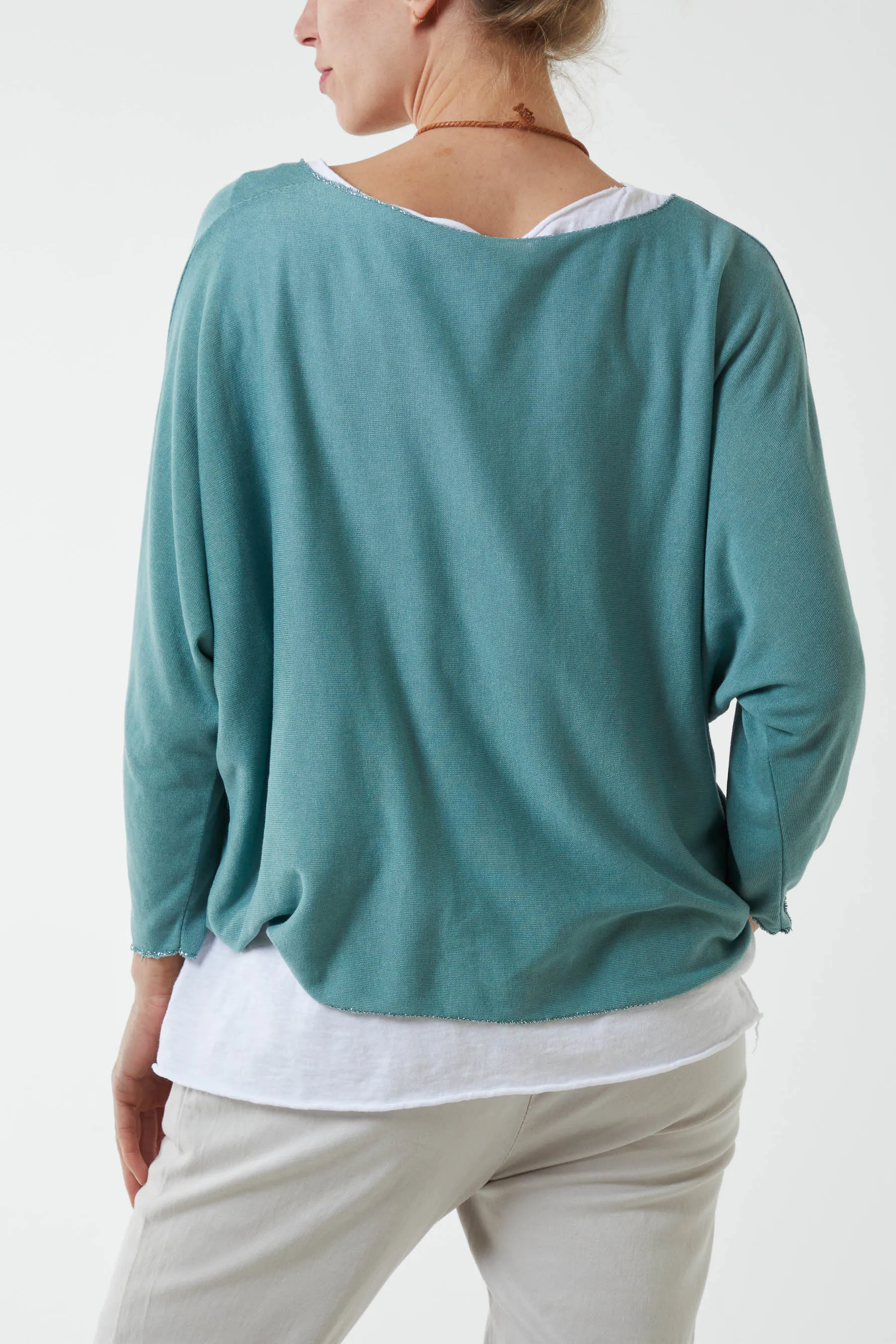 Necklace Double Layer Top