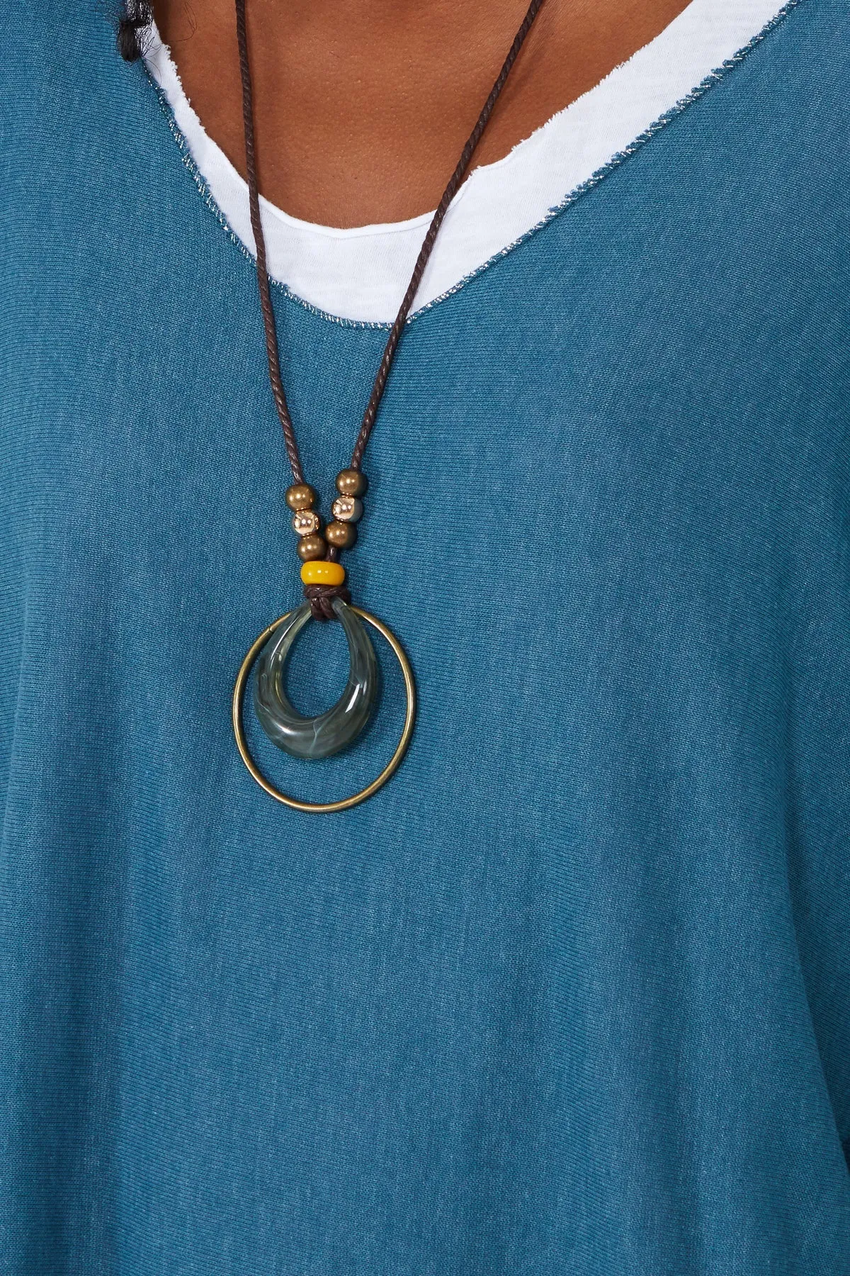 Necklace Double Layer Top