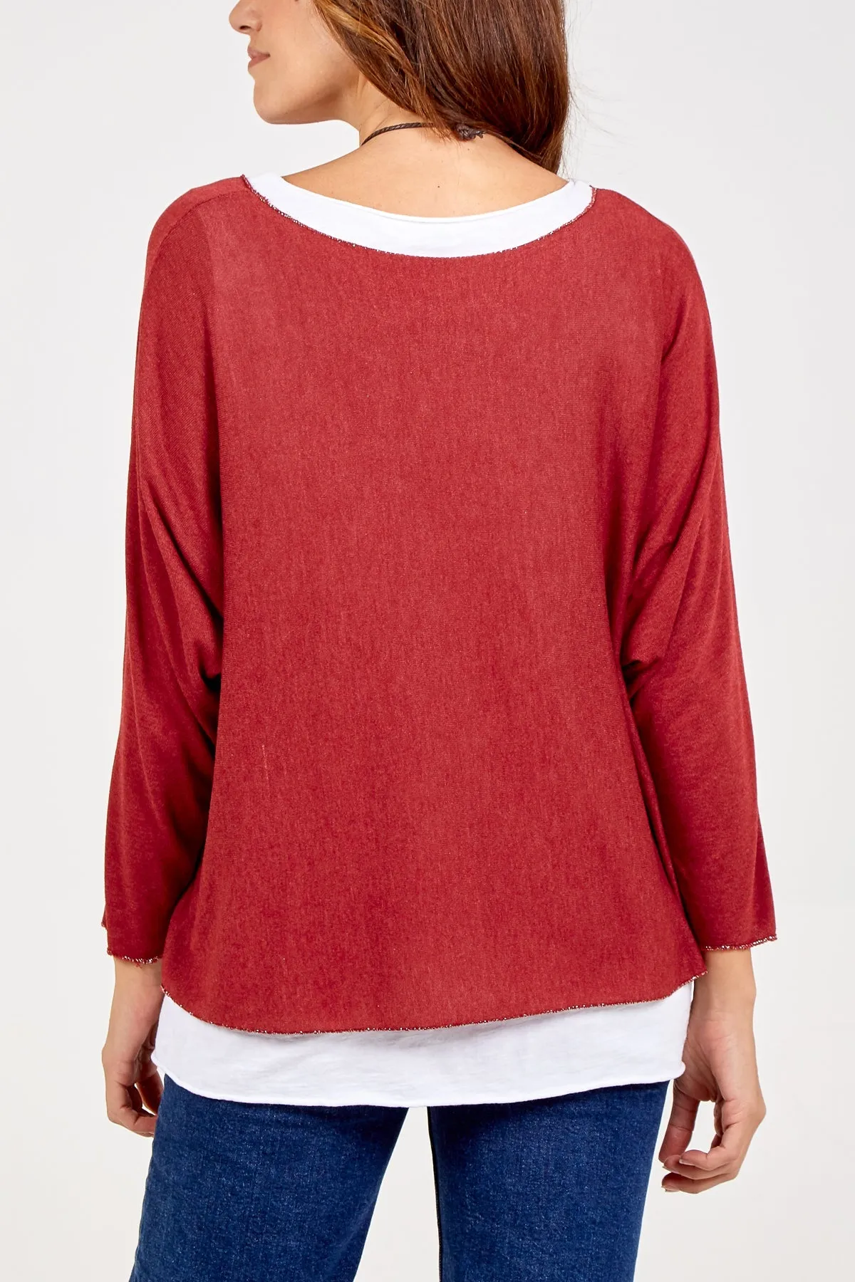Necklace Double Layer Top