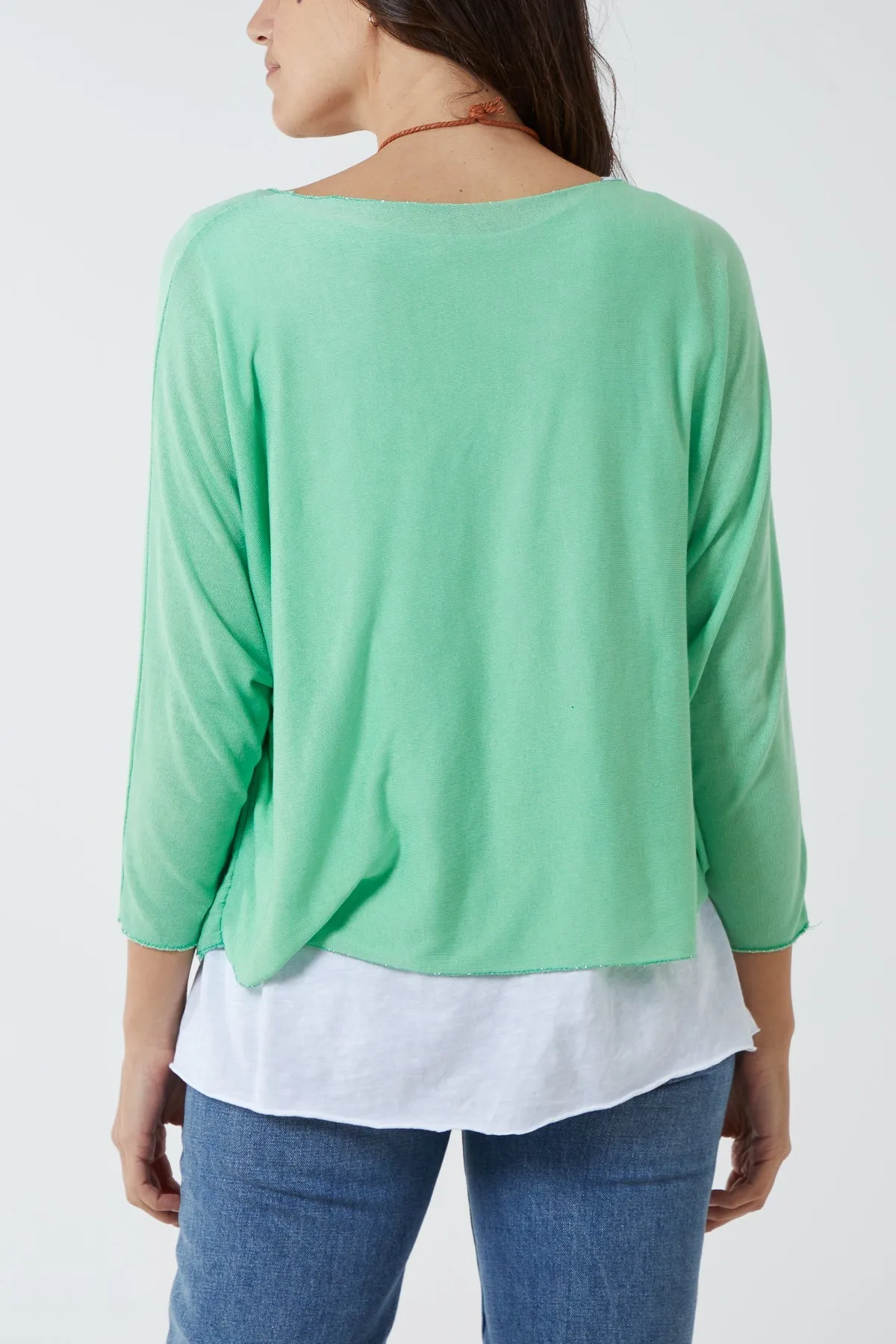 Necklace Double Layer Top
