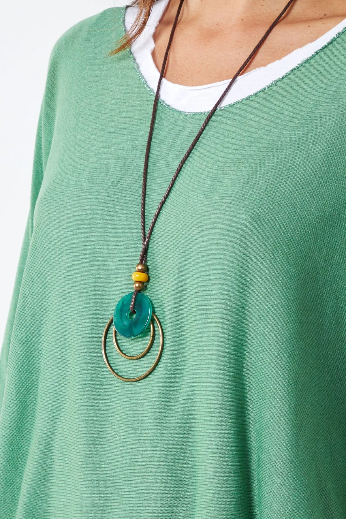 Necklace Double Layer Top
