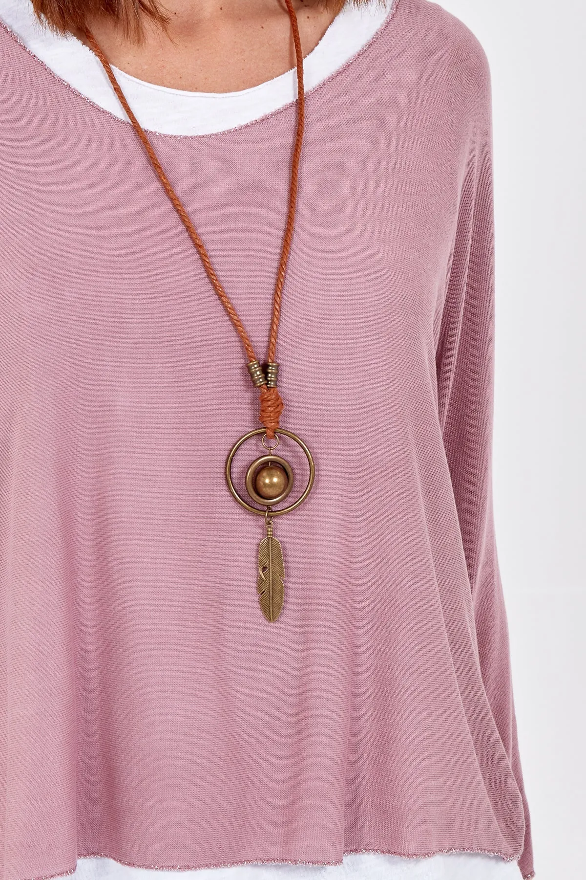 Necklace Double Layer Top