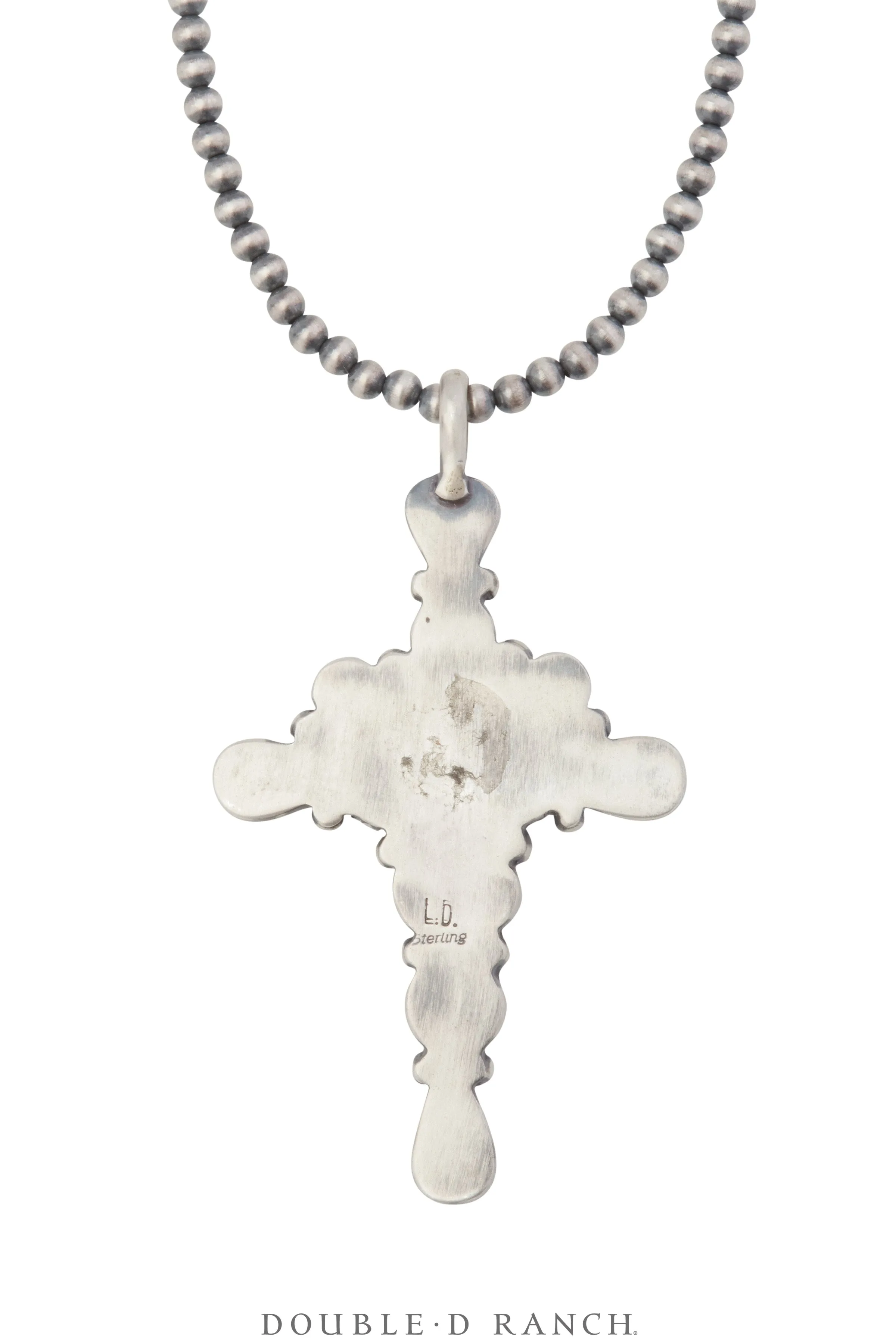 Necklace, Pendant, Turquoise, Golden Hills, Cluster Cross, Hallmark, Contemporary, 3524