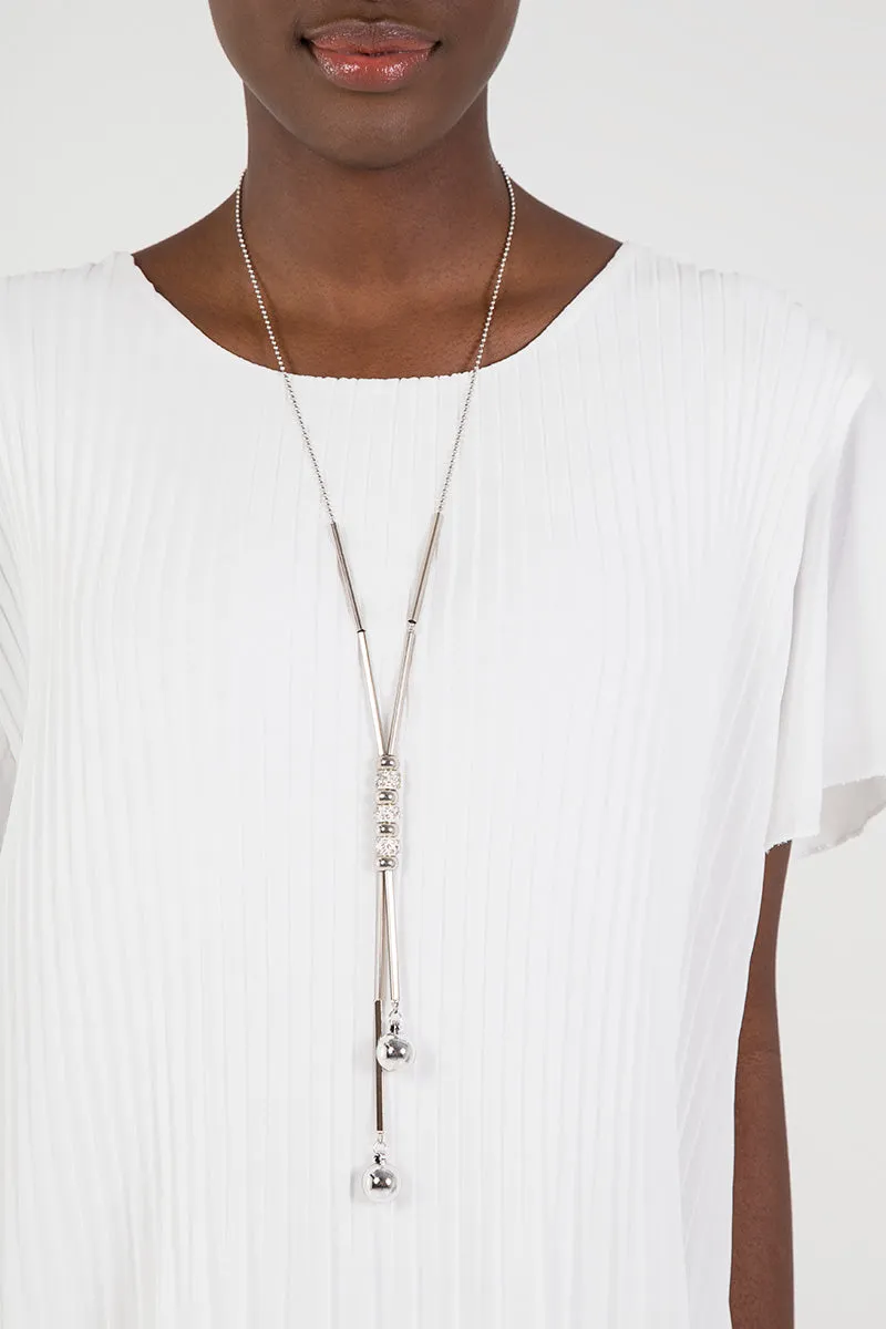 Necklace Pleated Top