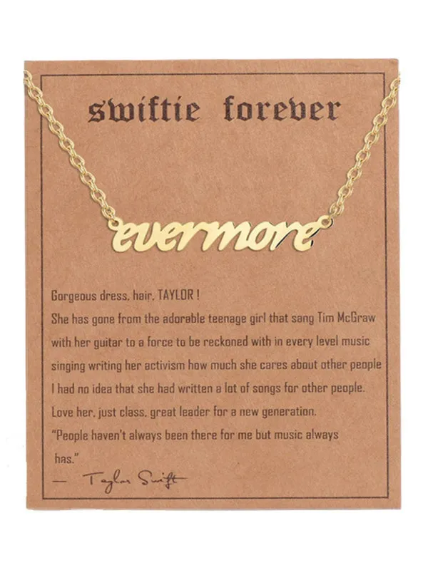 New fashionable golden letter golden number pendant clavicle chain