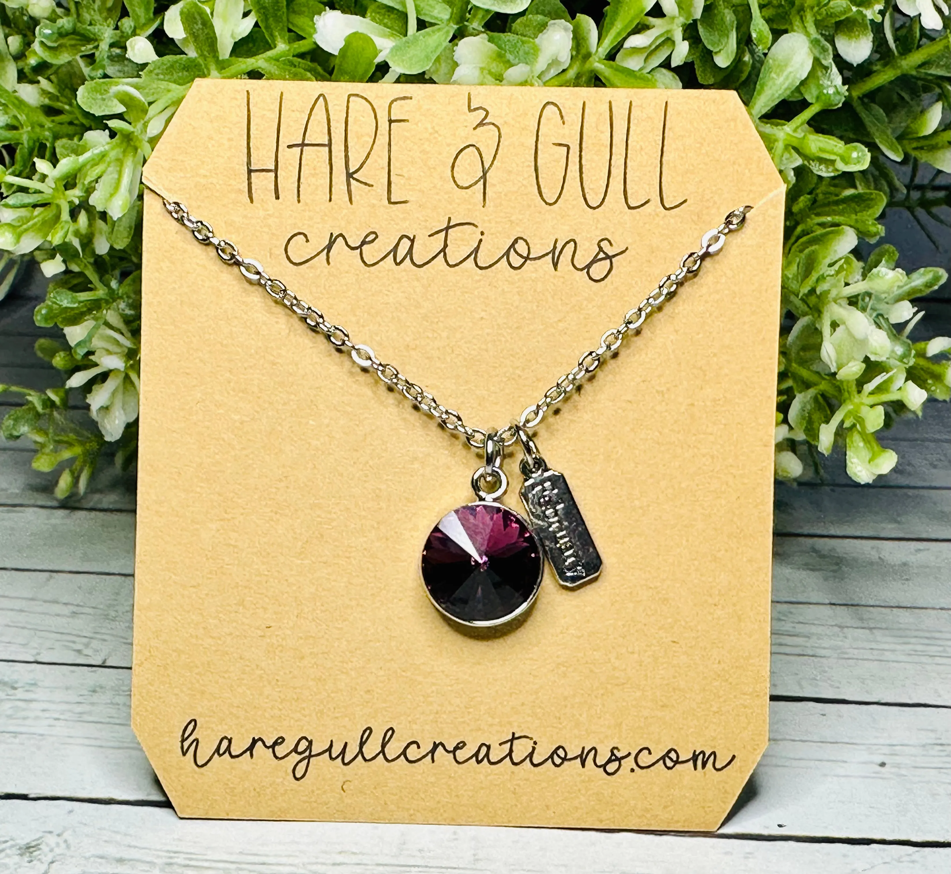 NEW Swarovski Crystal Birthstone Neclaces