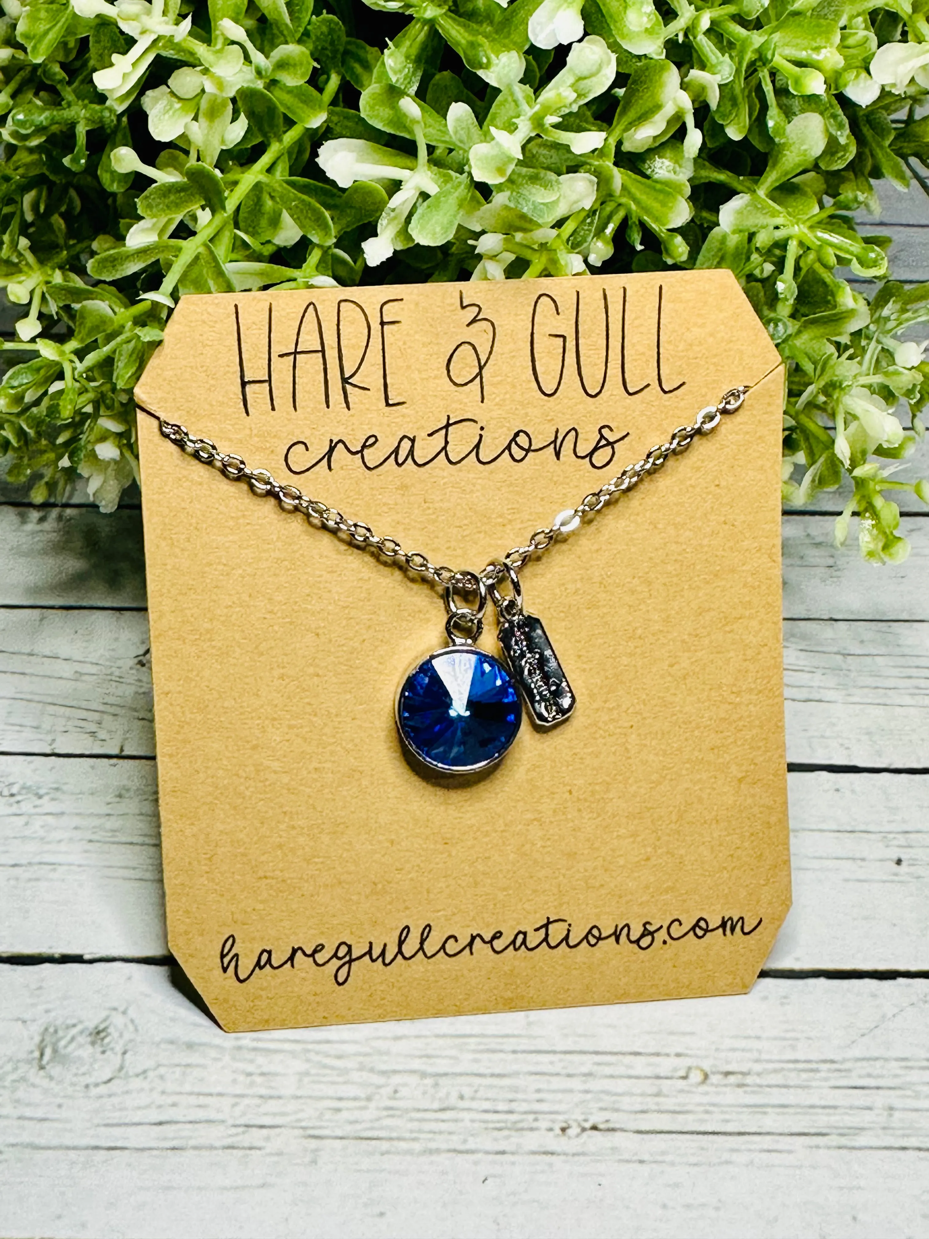 NEW Swarovski Crystal Birthstone Neclaces