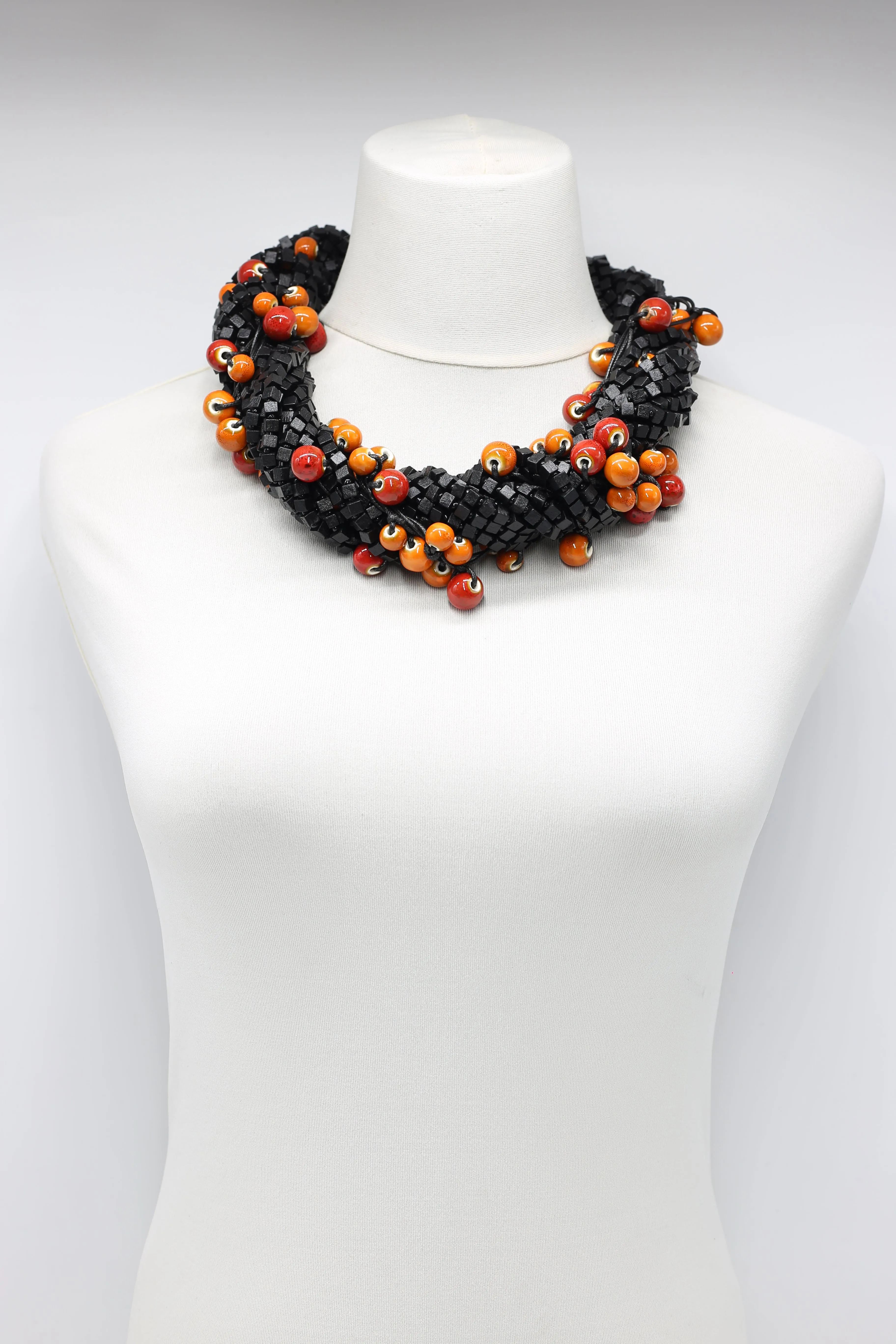 Next Pashmina & Ceramic Beads Necklaces Set