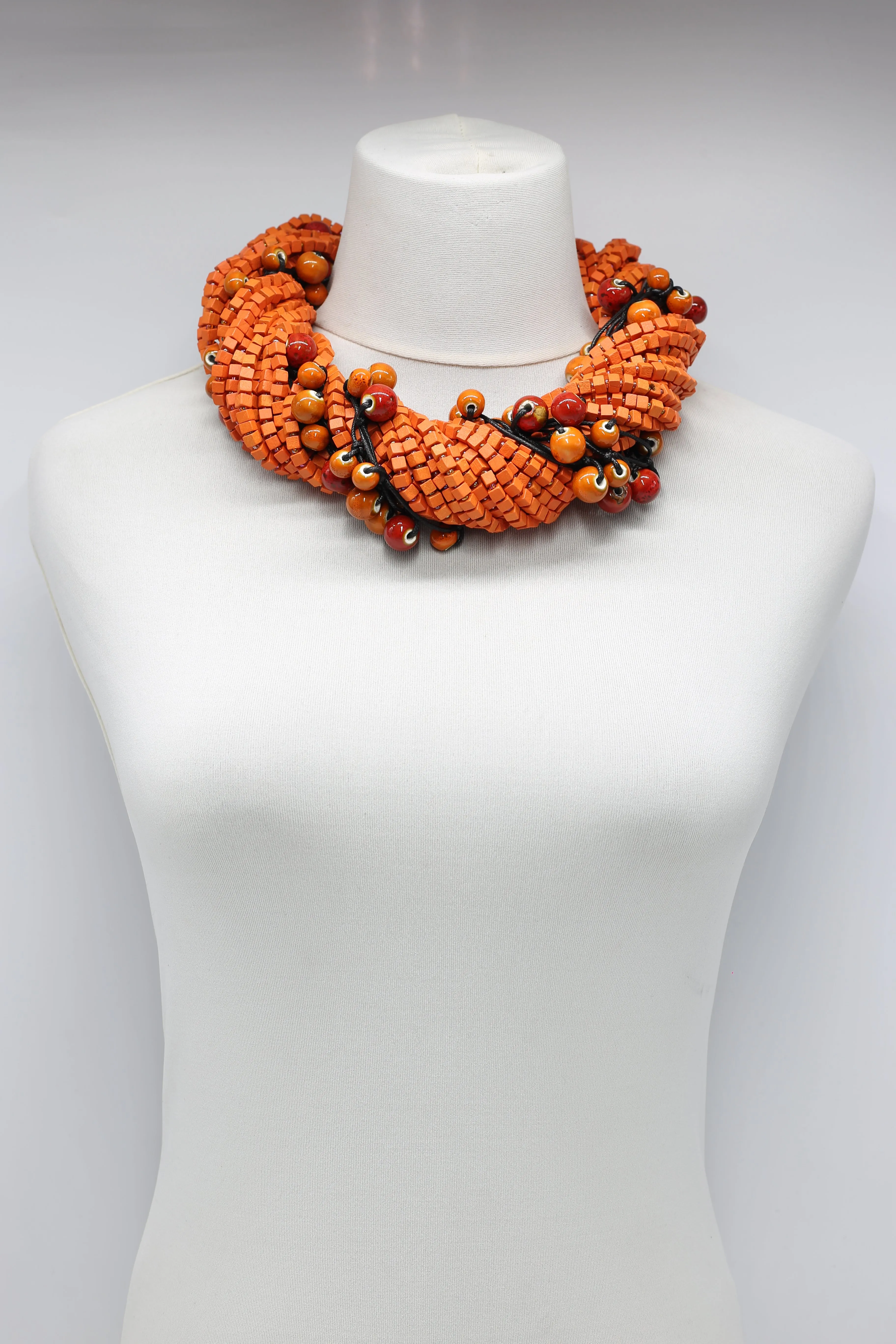 Next Pashmina & Ceramic Beads Necklaces Set