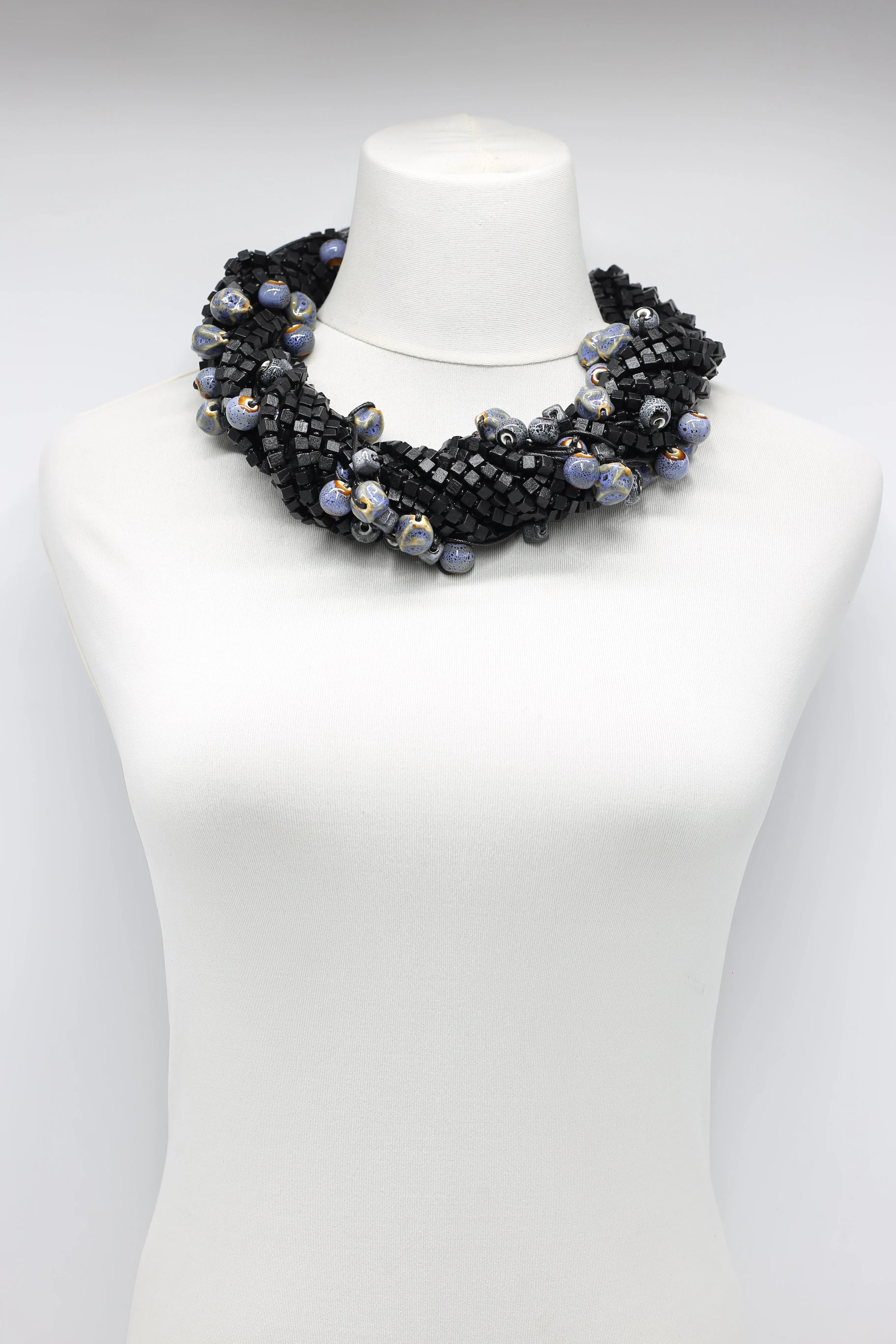 Next Pashmina & Ceramic Beads Necklaces Set