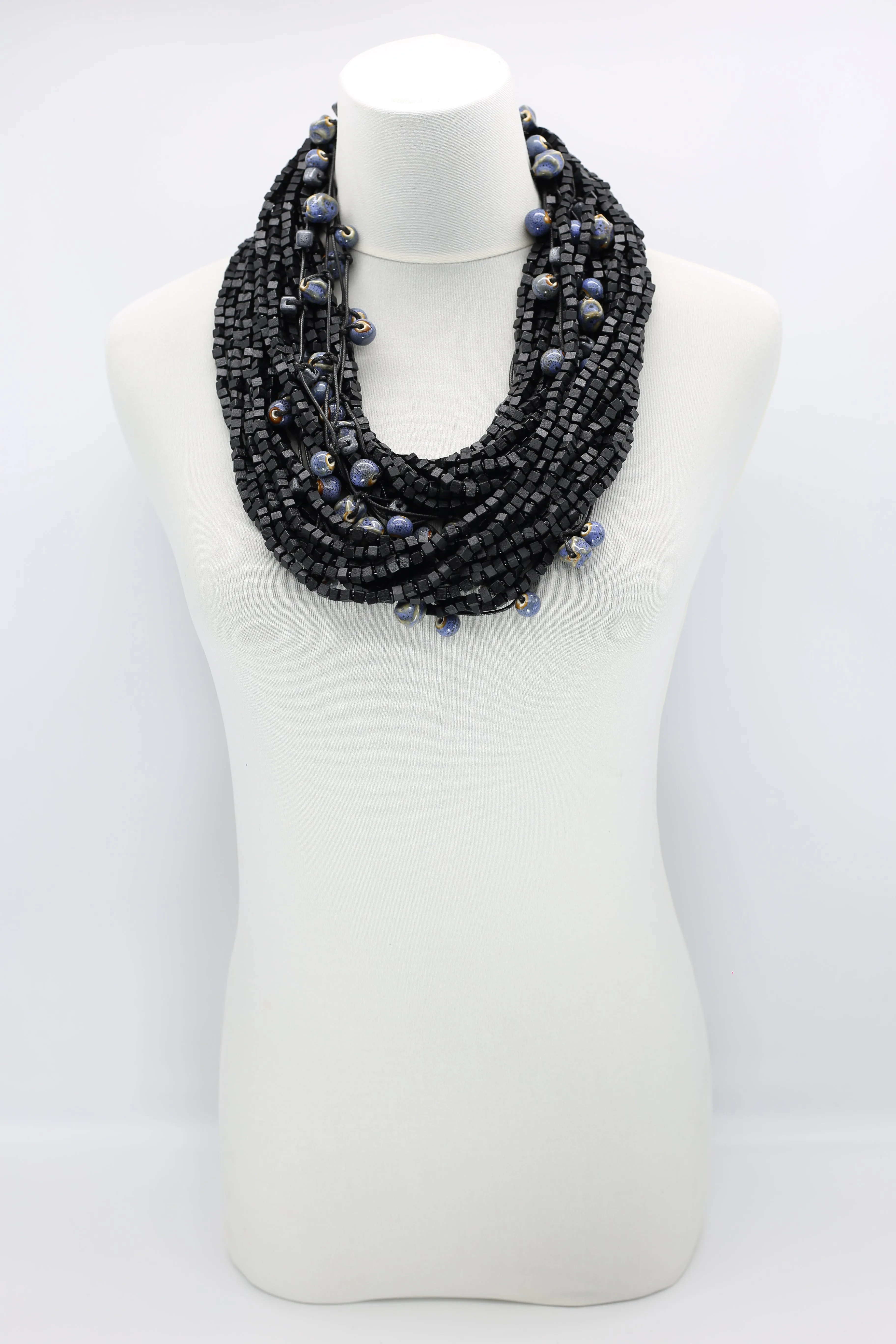 Next Pashmina & Ceramic Beads Necklaces Set