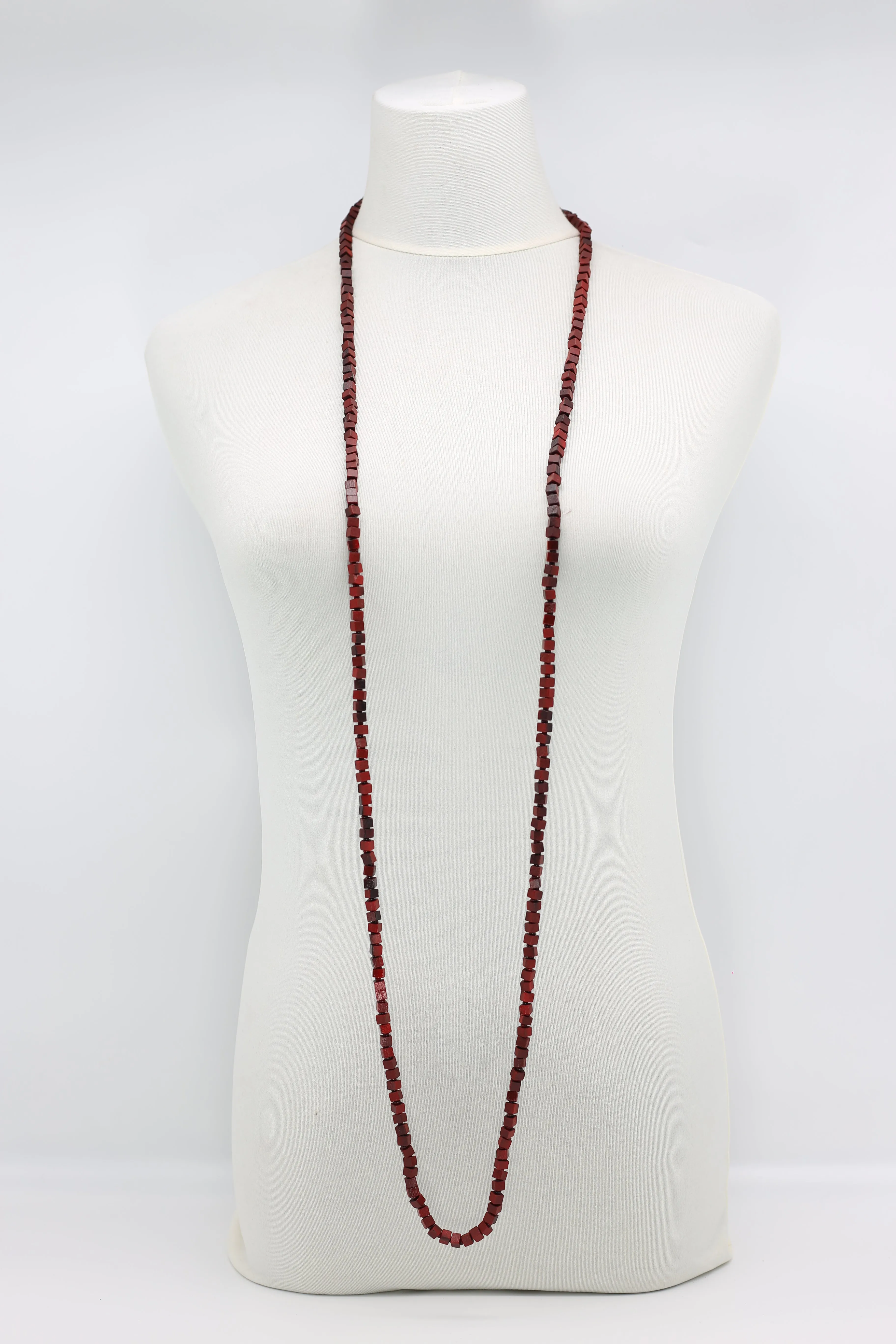 Next Pashmina Necklace Wooden Beads - Hand-painted - Gaudi