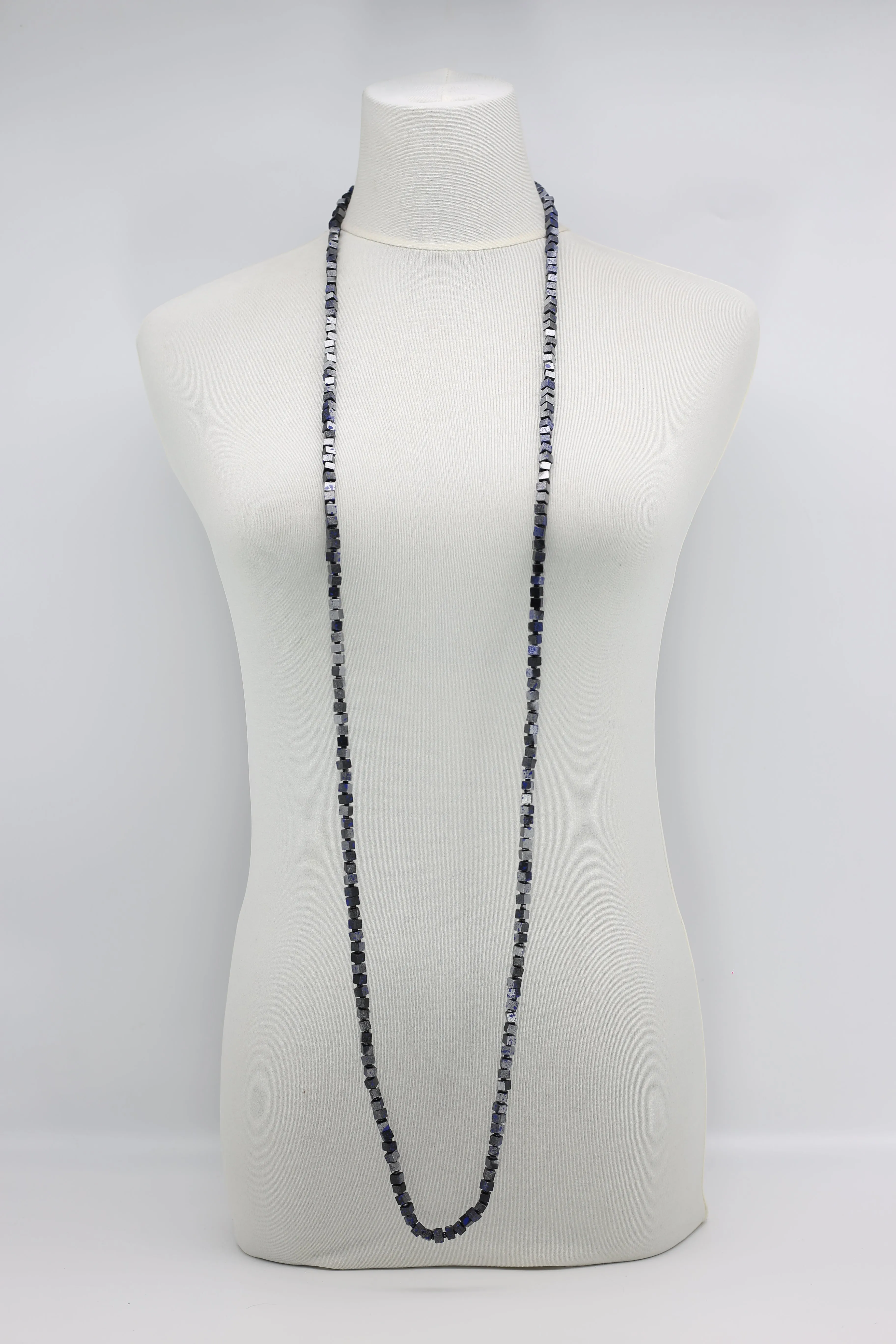 Next Pashmina Necklace Wooden Beads - Hand-painted - Gaudi