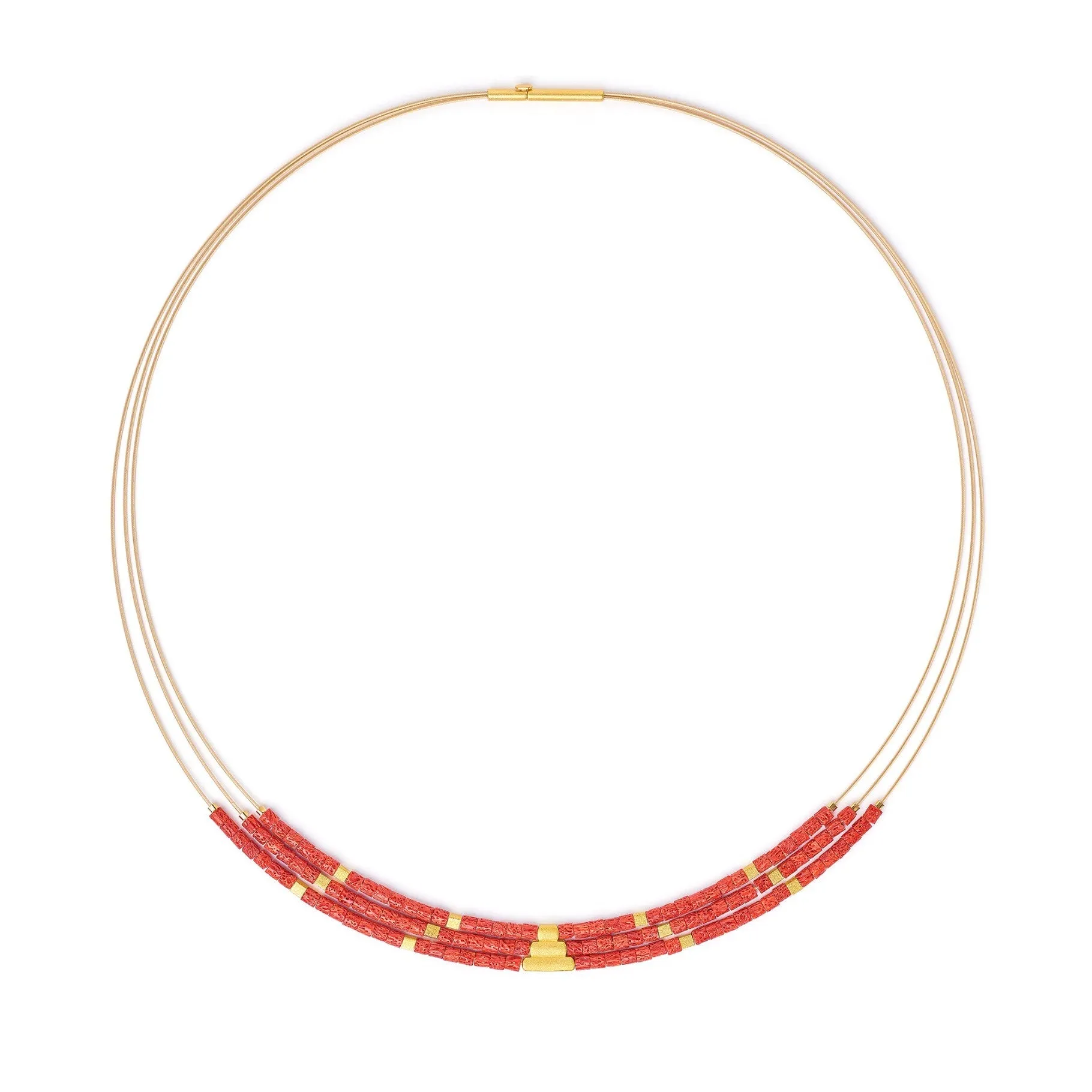 Nofreni Red Coral Necklace