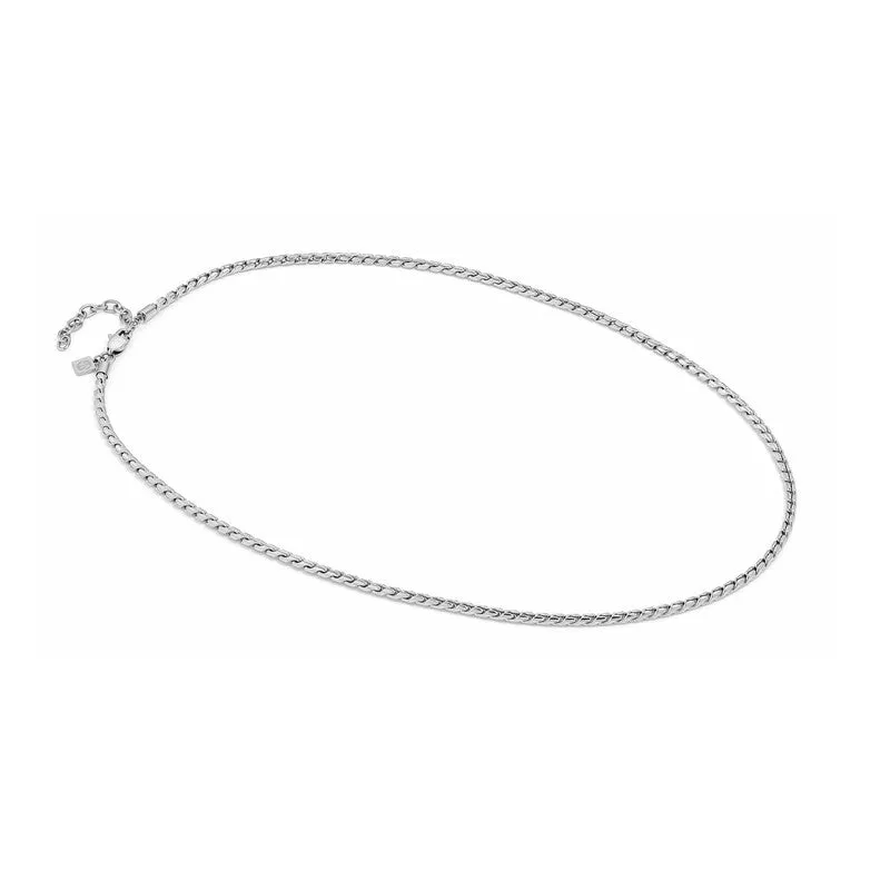 Nomination B-Yond Necklace, Hyper Edition, Cord Chain, Silver, Stainless Steel